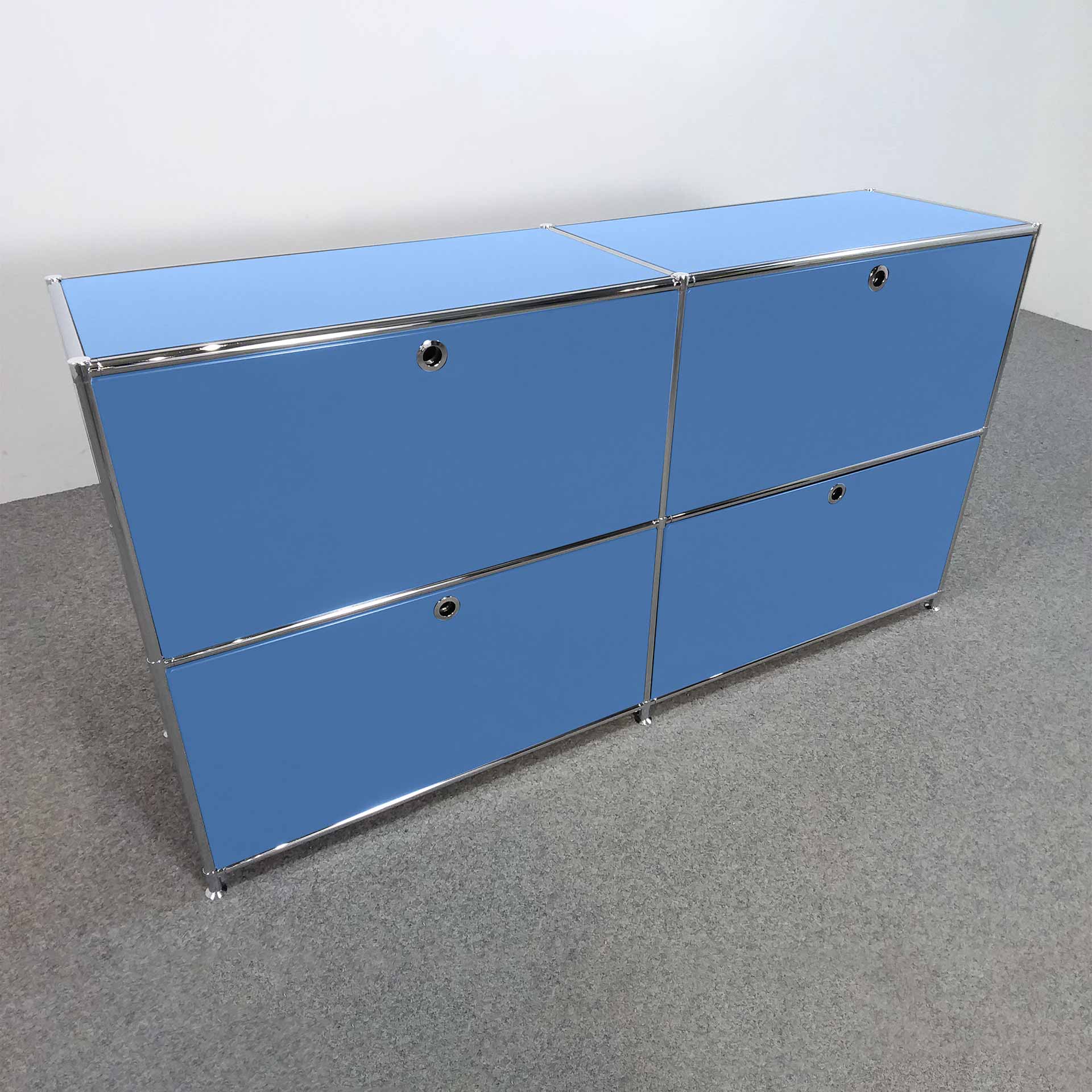 Modulschränke System4 (Blau, Neu)