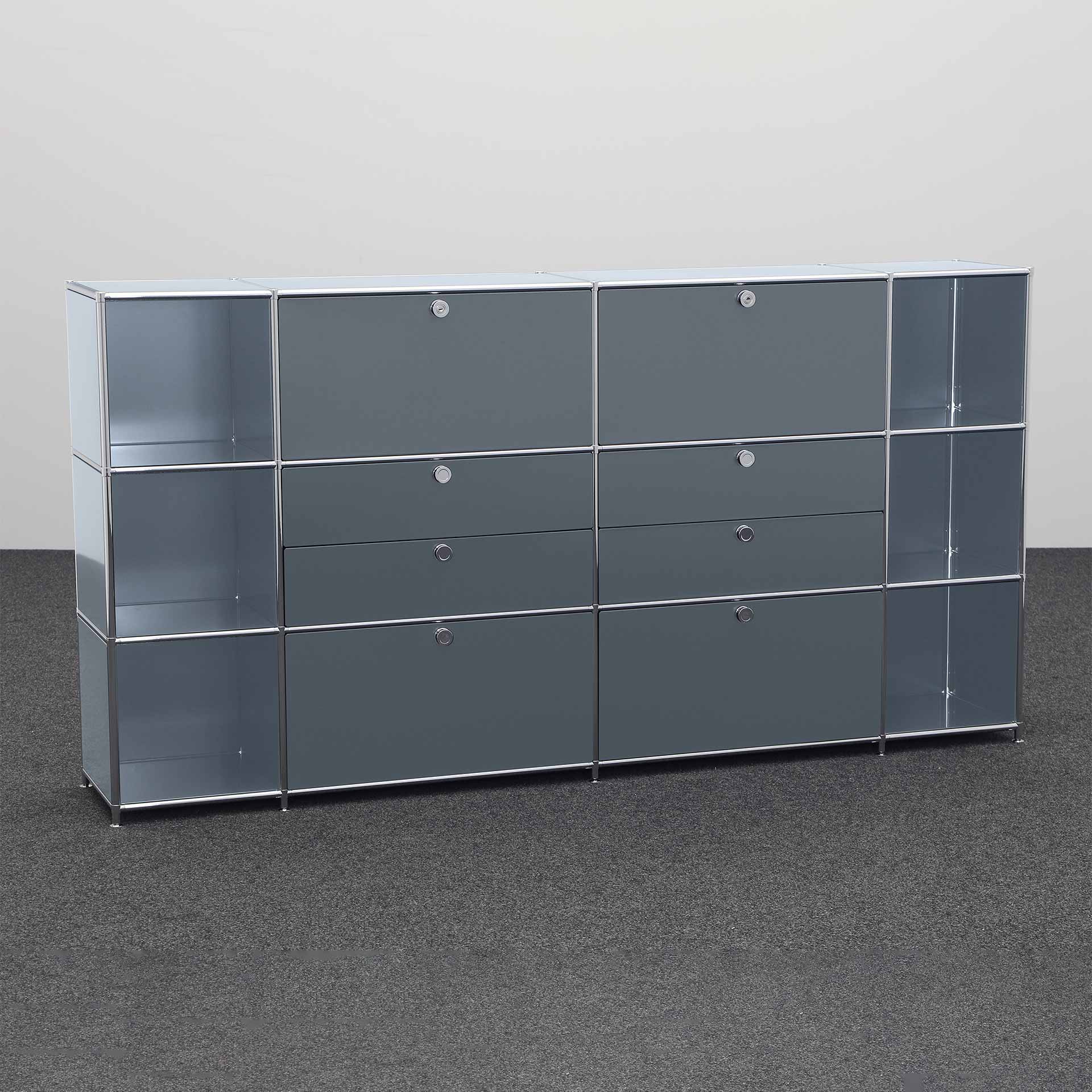 Modulschränke System4 (Anthrazit, Neu)