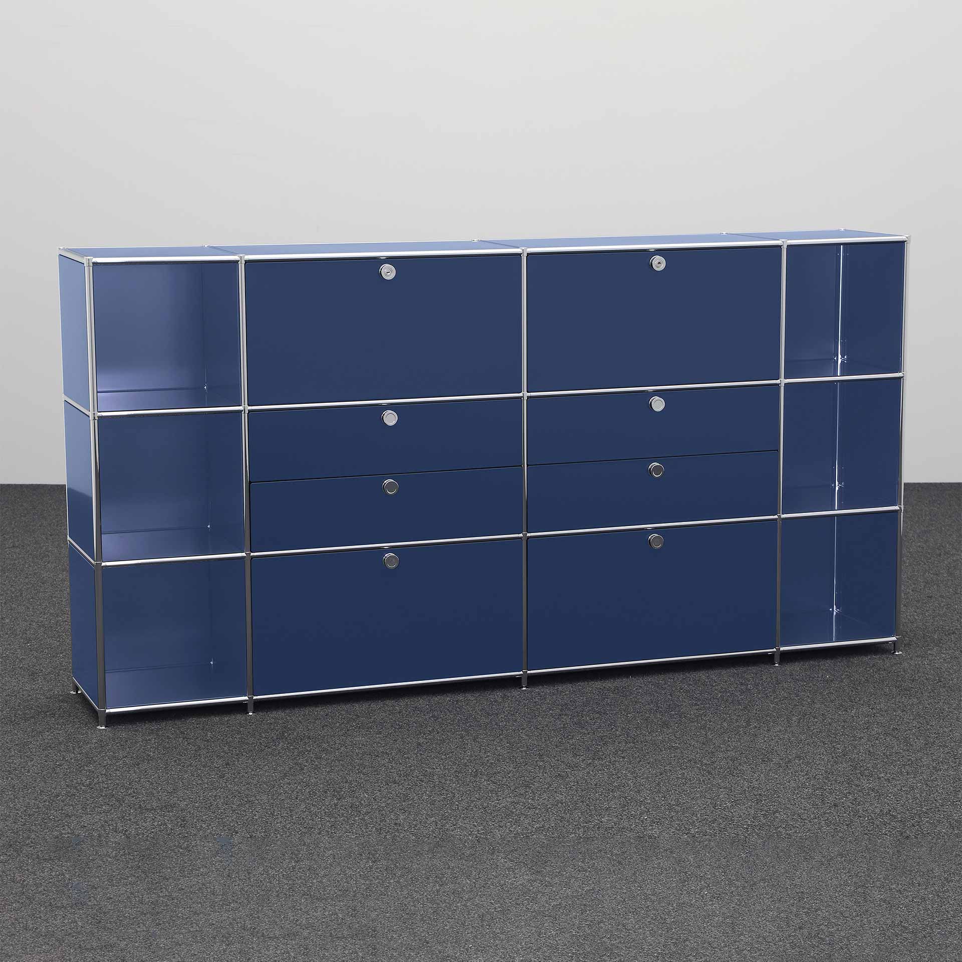 Image of Highboard System4 228.0 x 40.0 cm, Blau, Neu - Ideal für zeitloses Design