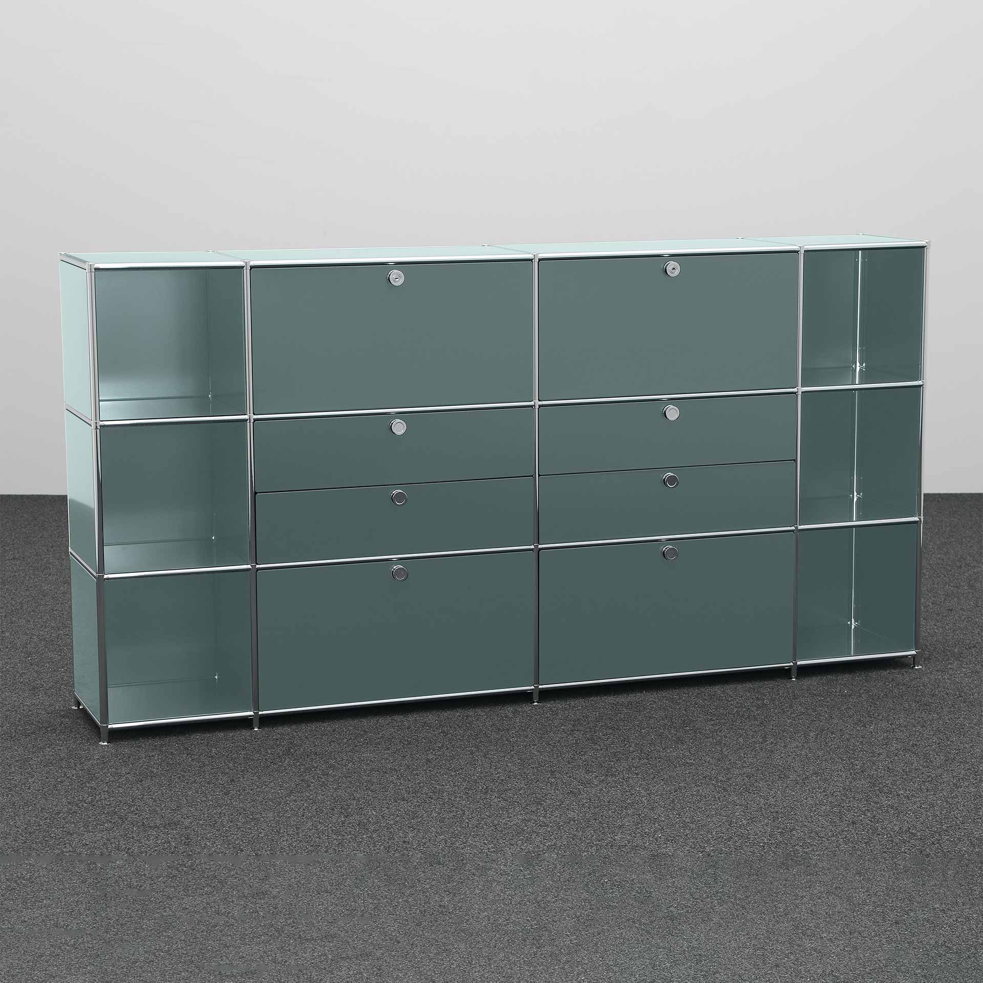 Image of Highboard System4 228.0 x 40.0 cm, Grün, Neu - Ideal für zeitloses Design