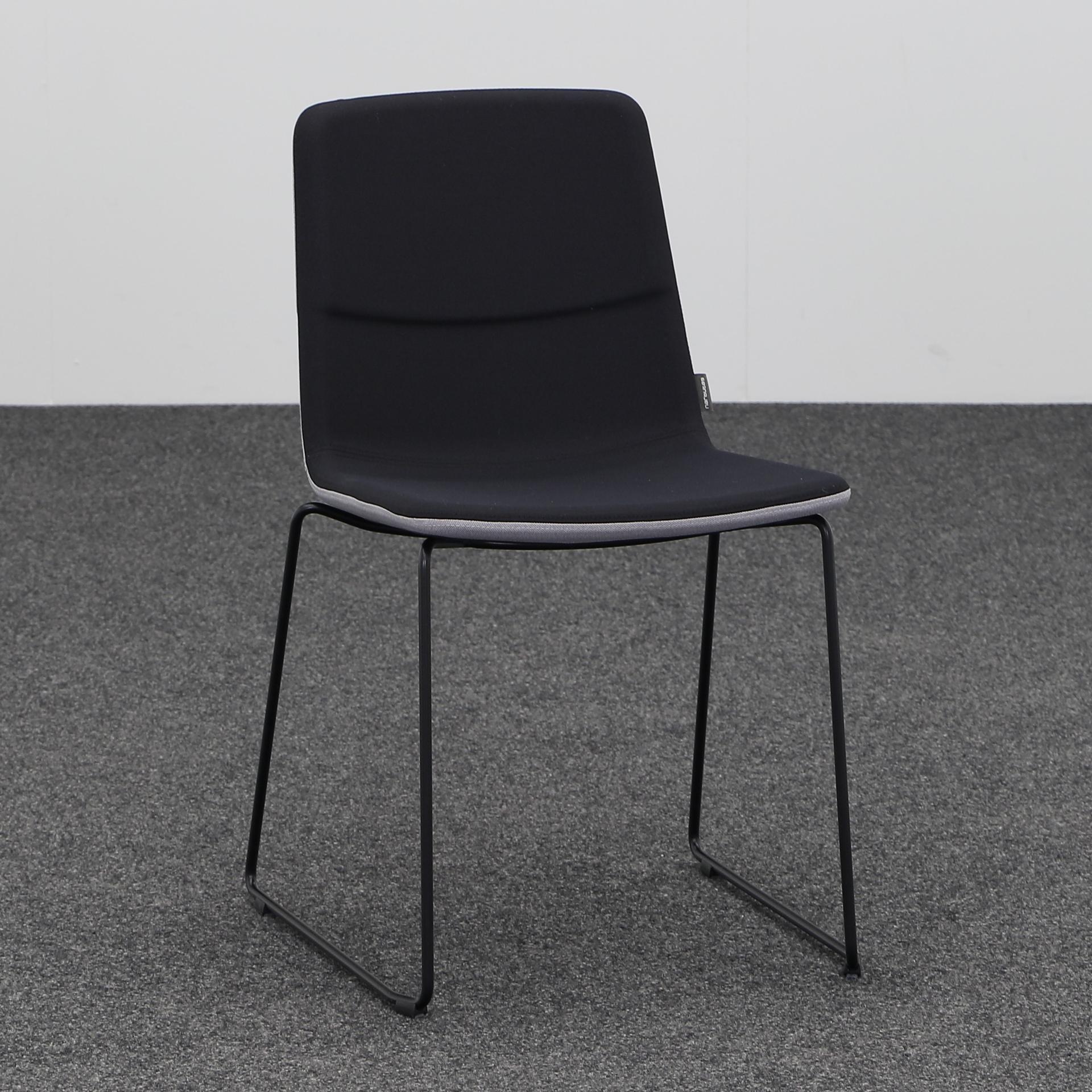 Kufenstühle Narbutas Twist&Sit Schwarz ohne Armlehnen, Sehr gut - Komfortables Sitzen