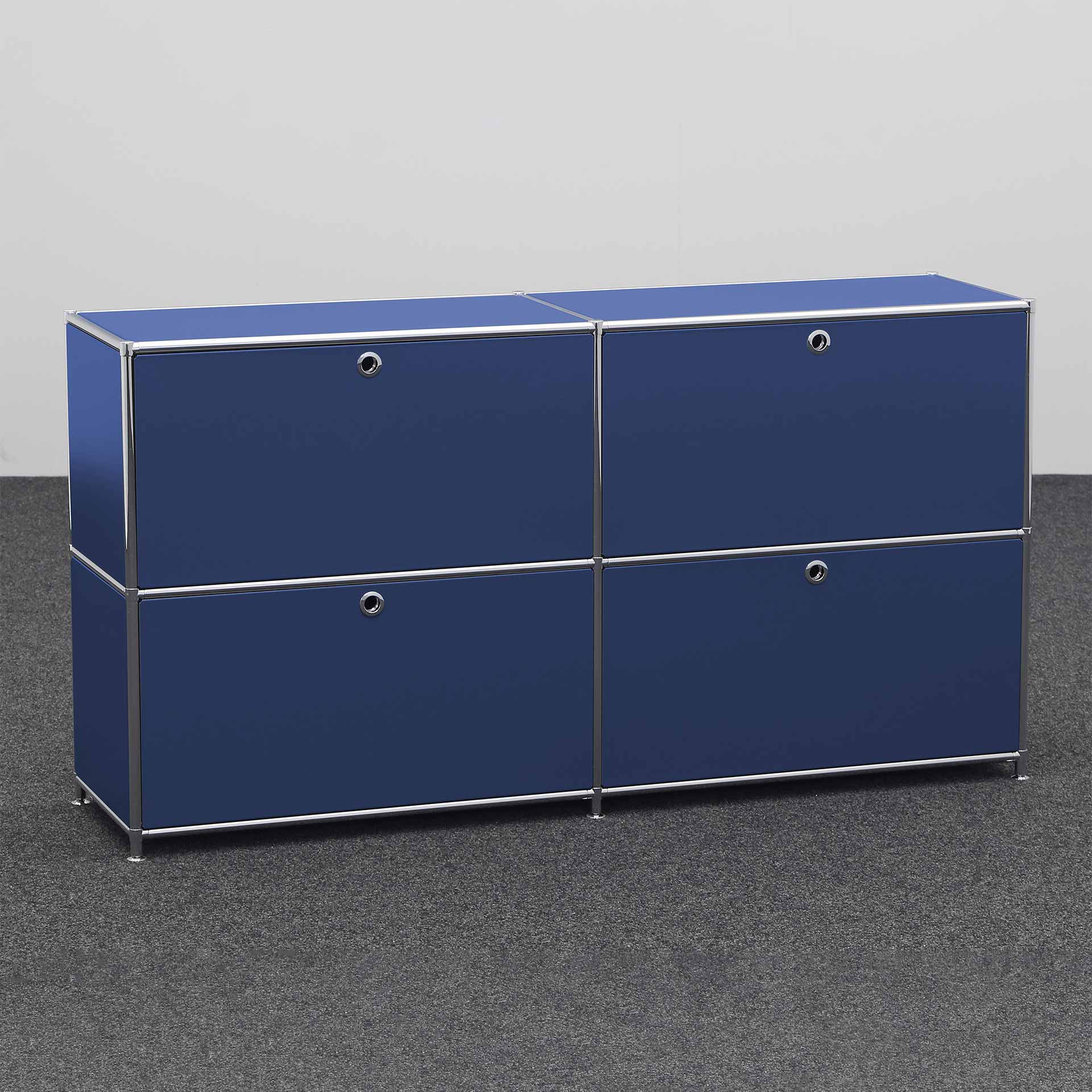 Image of Sideboard System4 151.0 x 40.0 cm, Blau, Neu - Ideal für zeitloses Design
