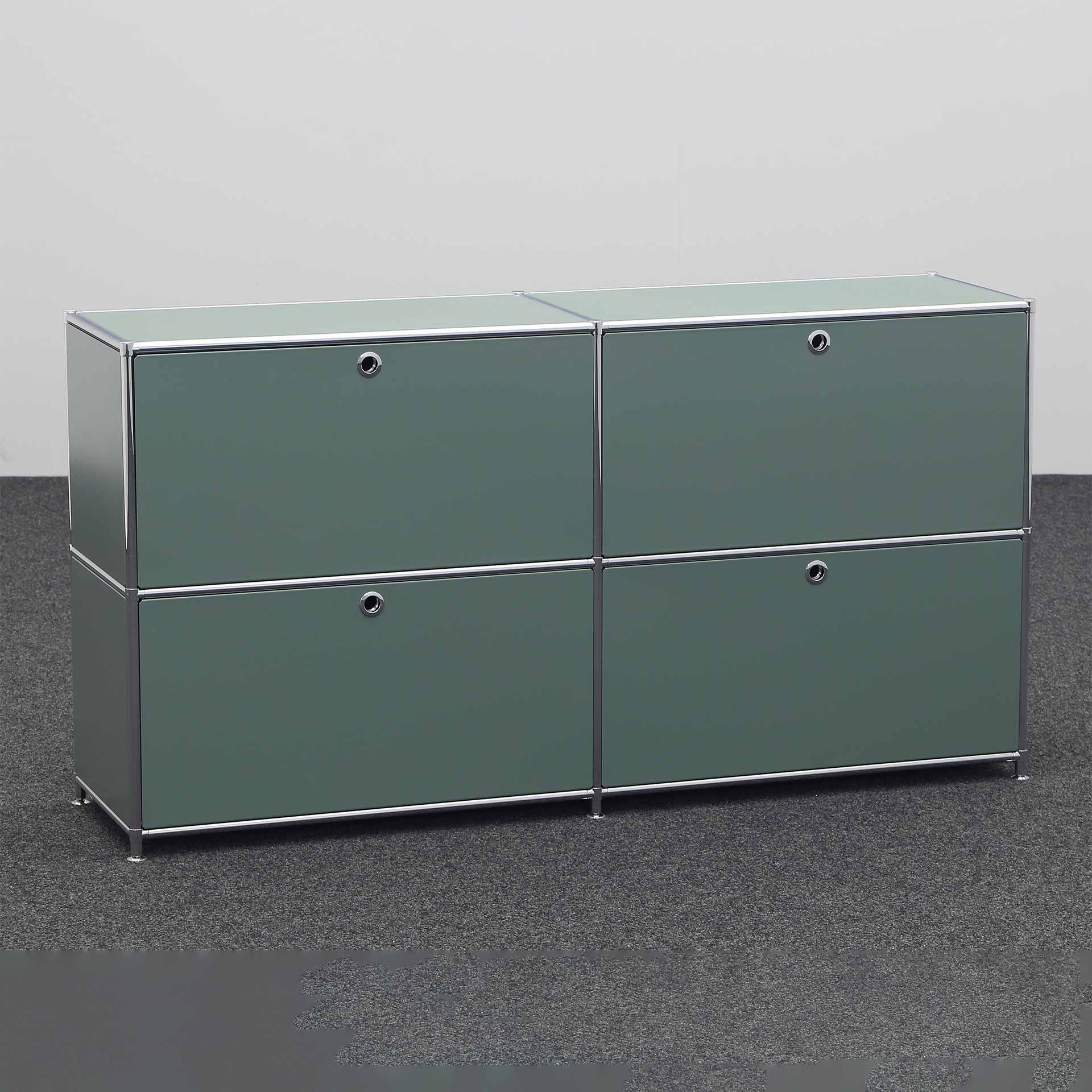 Image of Sideboard System4 151.0 x 40.0 cm, Grün, Neu - Ideal für zeitloses Design