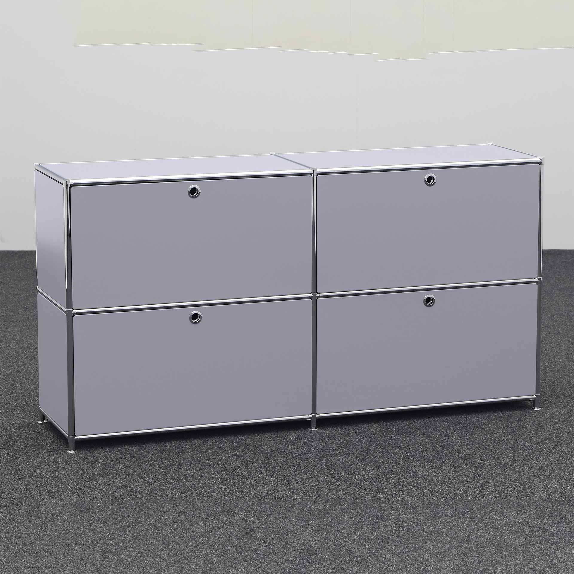 Image of Sideboard System4 151.0 x 40.0 cm, Silbergrau, Neu - Ideal für zeitloses Design