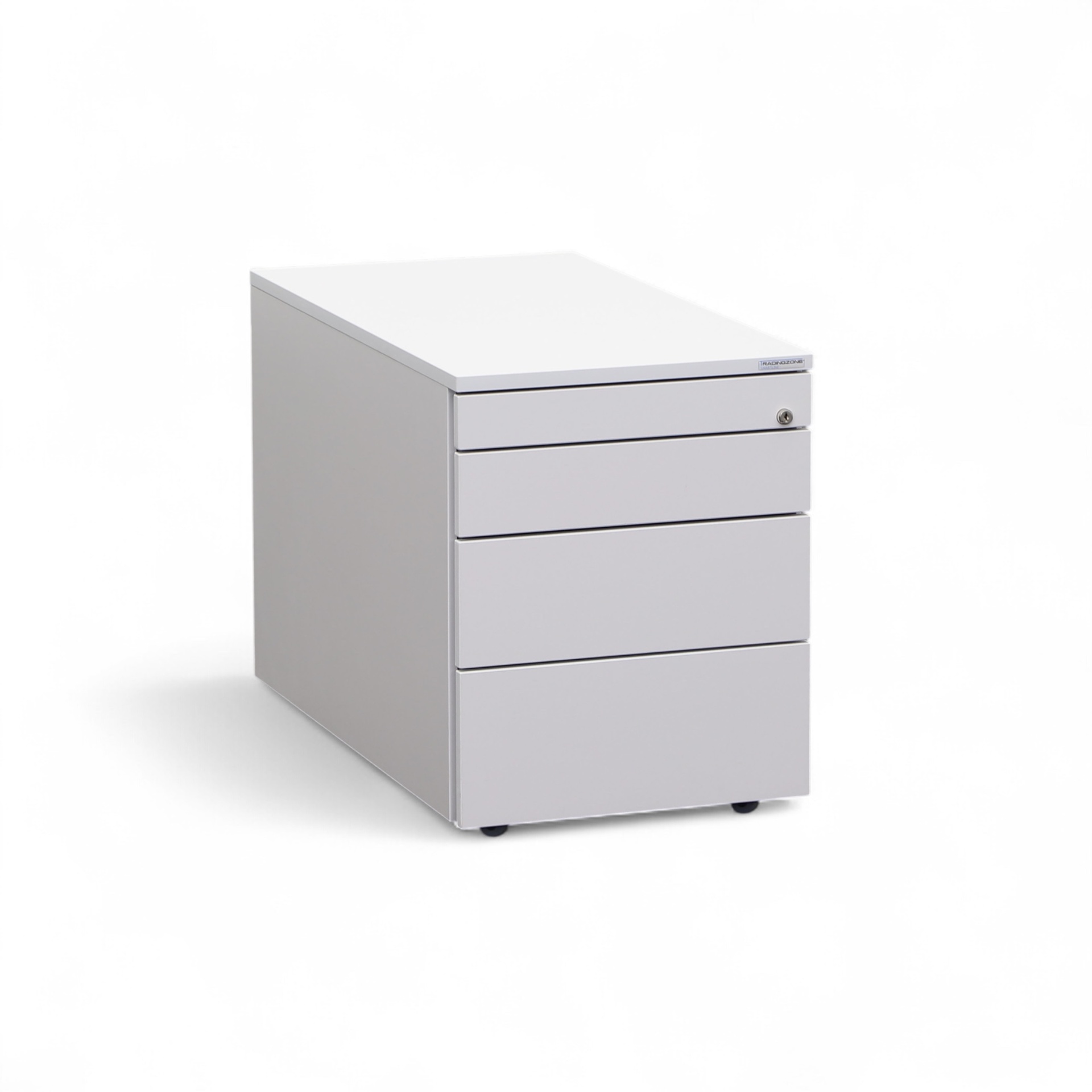 Rollcontainer Tradingzone Smartline, Lichtgrau, mit Schubladen, Neu – perfekt für modernes Büro