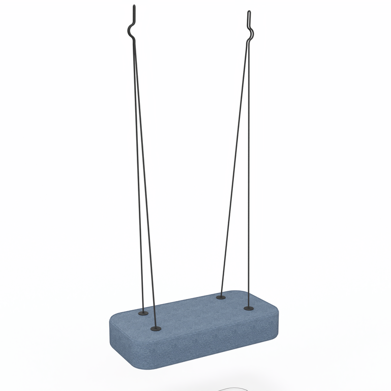 Image of Schaukel Nowy Styl Tapa Swing Square, Blau, Neu, Ergonomisch - optimal für flexible Arbeitsplätze