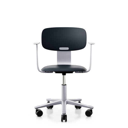 Arbeitsstuhl HAG Tion 2100 (Dunkelblau, Neu, mit Fixarmlehnen)