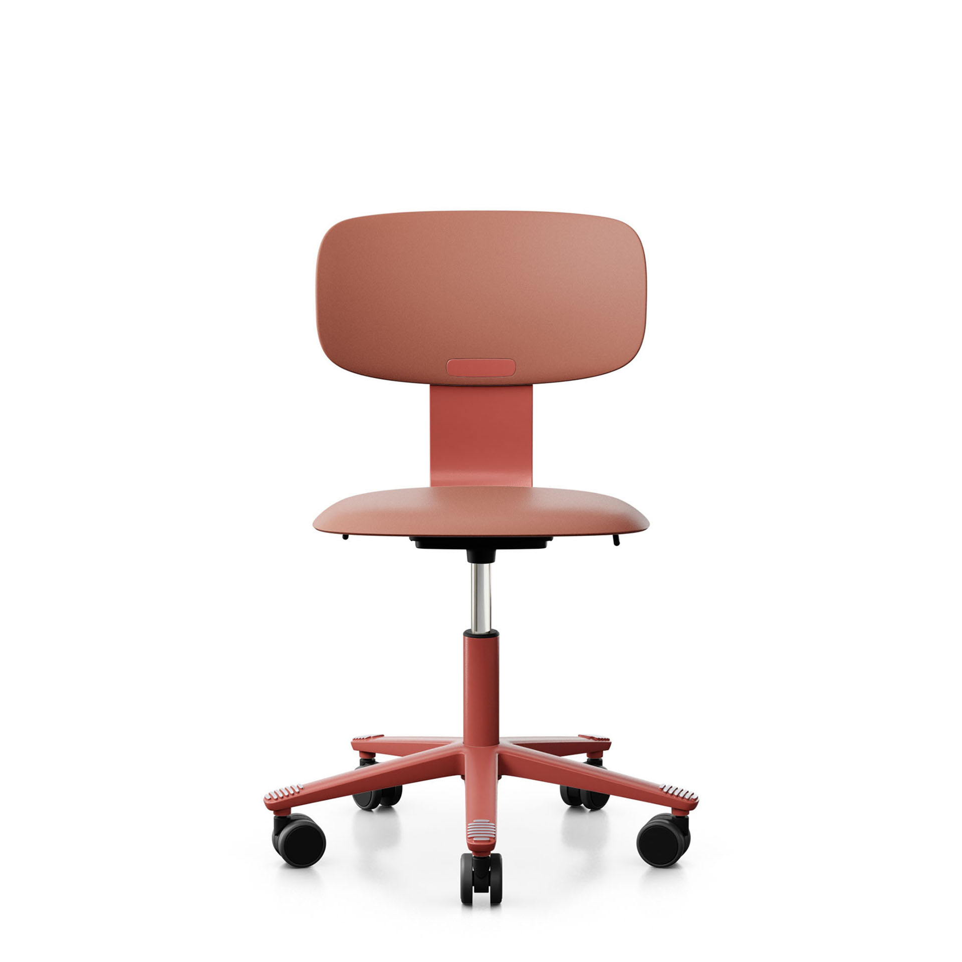 Siège de travail HAG Tion 2100 sans accoudoirs, Rose, Nouveau, Chaise ergonomique - idéale pour un travail flexible