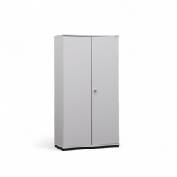 Armoires à portes battantes Tradingzone Smartline (Gris clair, Nouveau, avec clé)