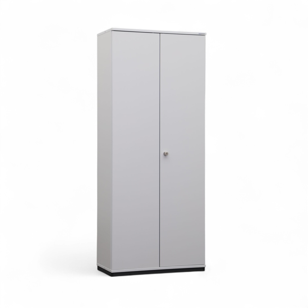 Armoires à portes battantes Tradingzone Smartline (Gris clair, Nouveau, avec clé)