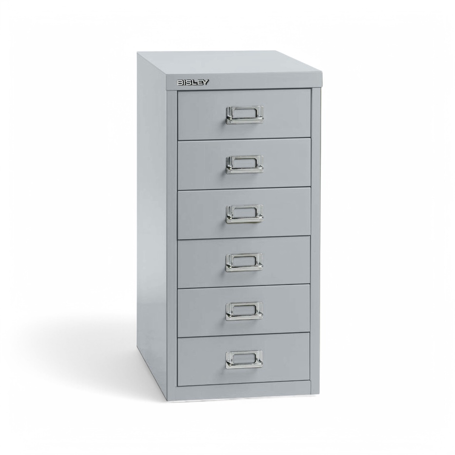 Conteneur sur pied Bisley Multidrawer (Gris argenté, Nouveau)