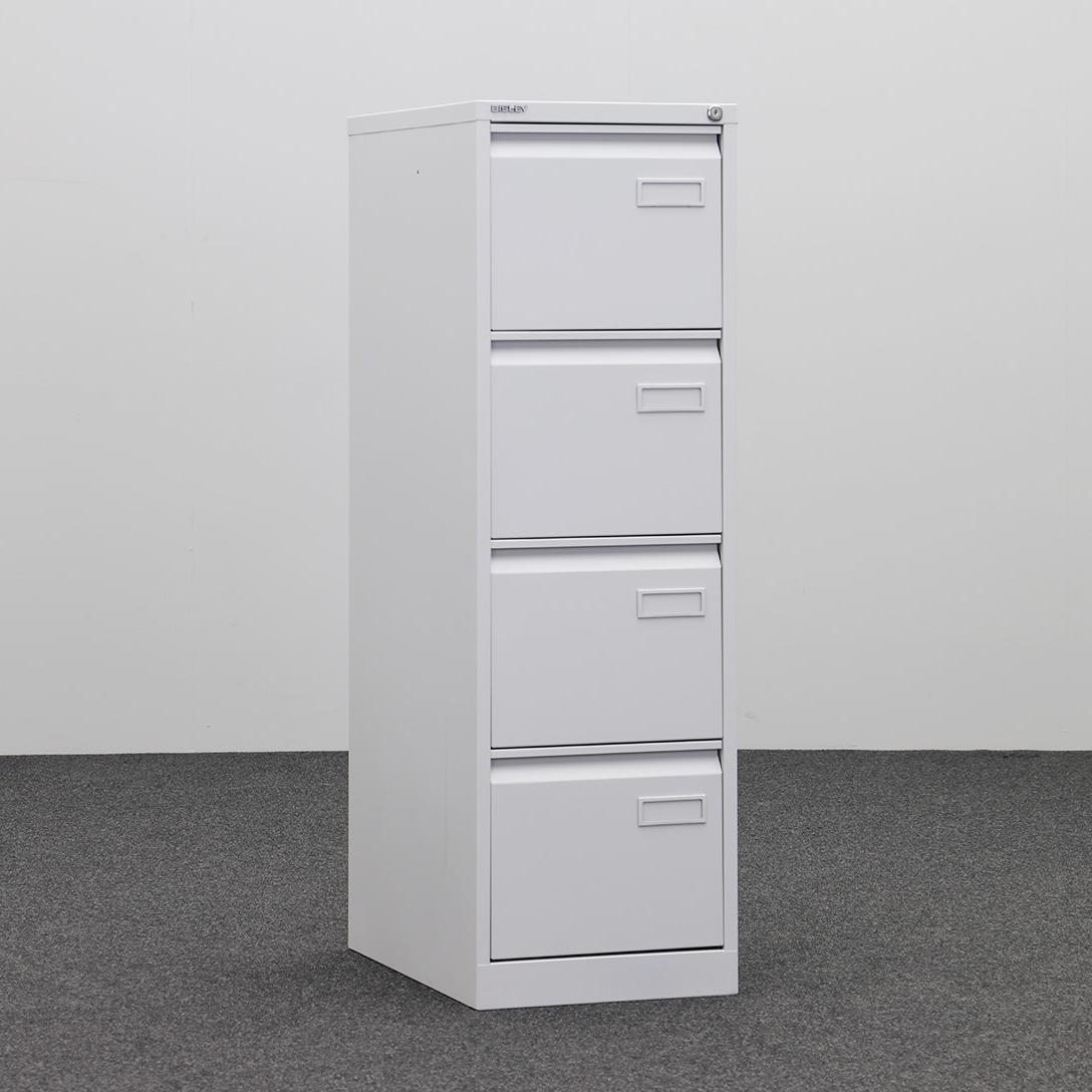 Hängeregisterschrank Bisley Light (Lichtgrau, Gut, Mit Schlüssel)