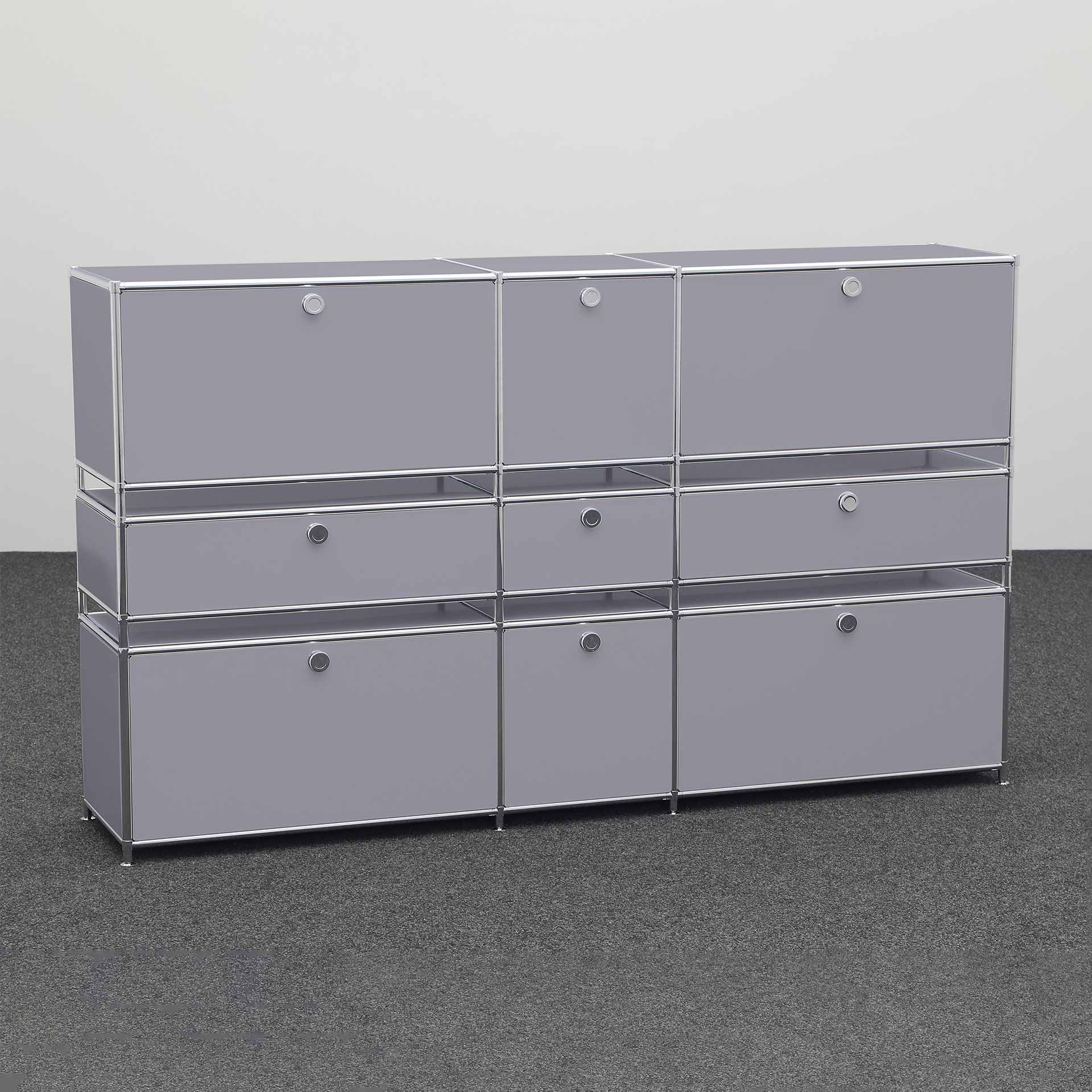 Image of Highboard System4 190.0 x 40.0 cm, Silbergrau, Neu - Ideal für zeitloses Design