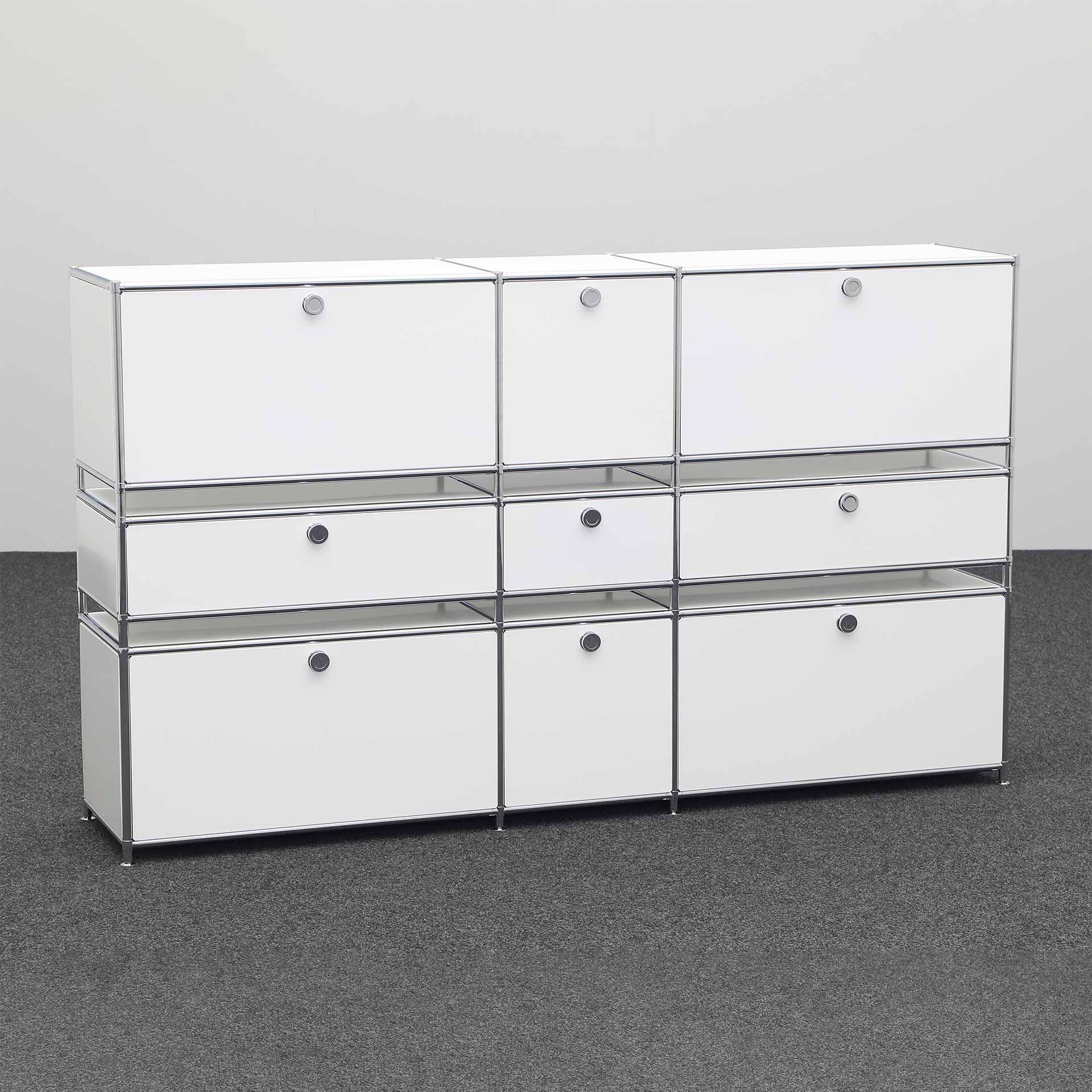 Modulschränke System4 (Weiss, Neu)