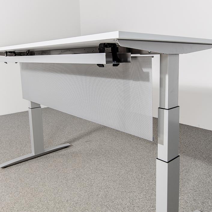 Beinraumblende Tradingzone Proline 180x47 cm, Silbergrau, Neu