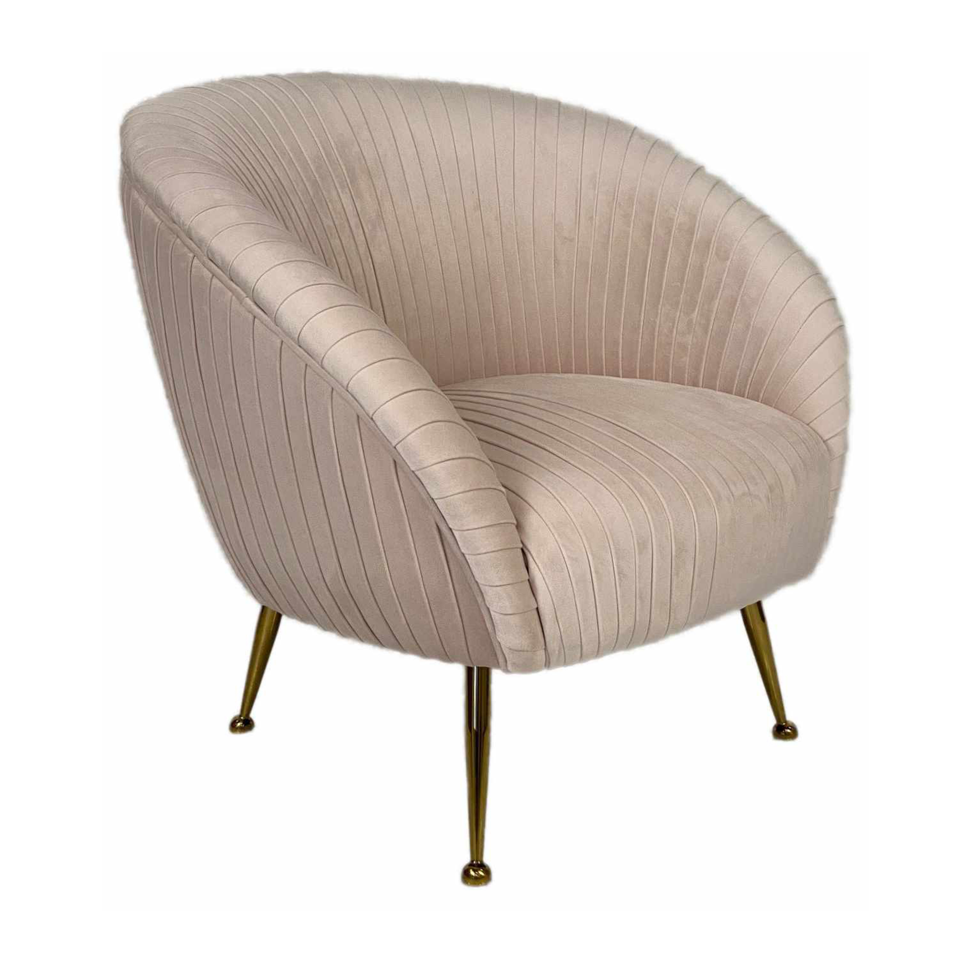 Fauteuil vintage BR Collection Venise (Rose, Nouveau)