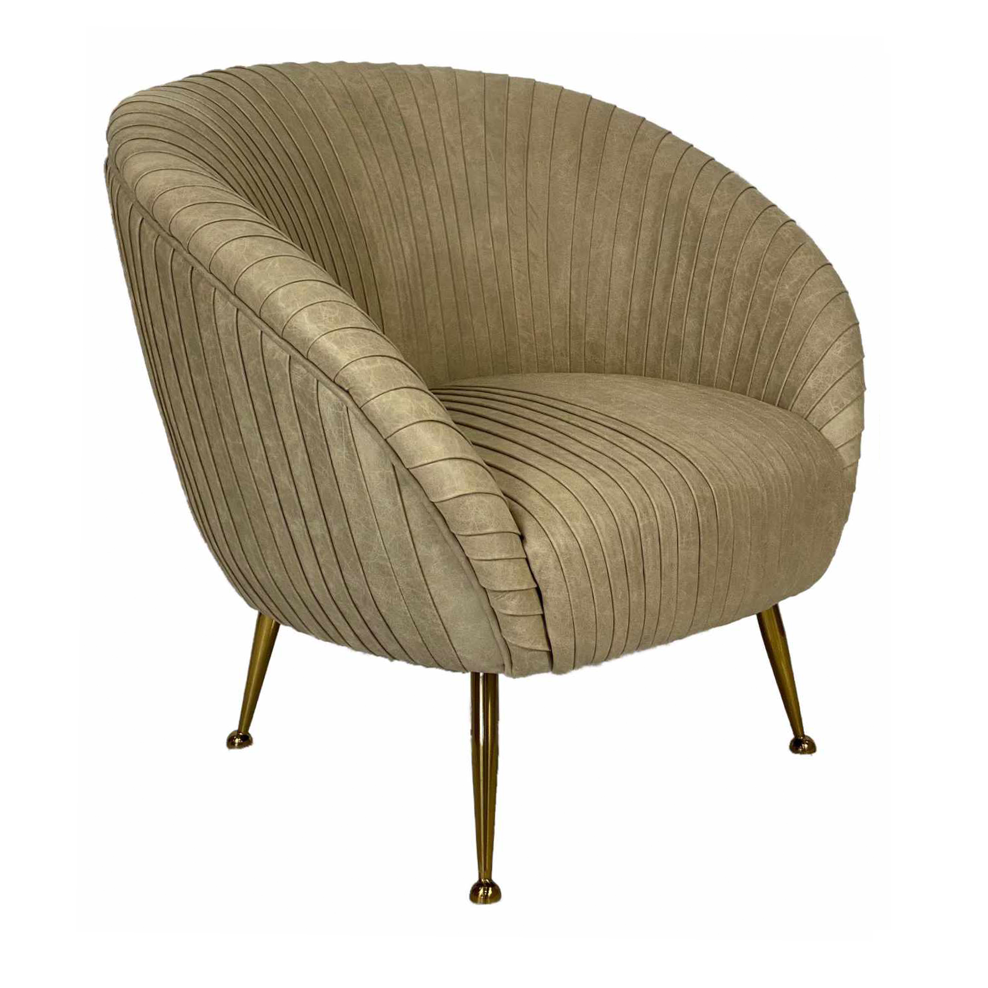 Sessel Vintage Sessel BR Collection Venedig, 79.0 x 77.0 cm, Cappuccino, Neu, Eleganz & Komfort - Ideal für entspannte Stunden