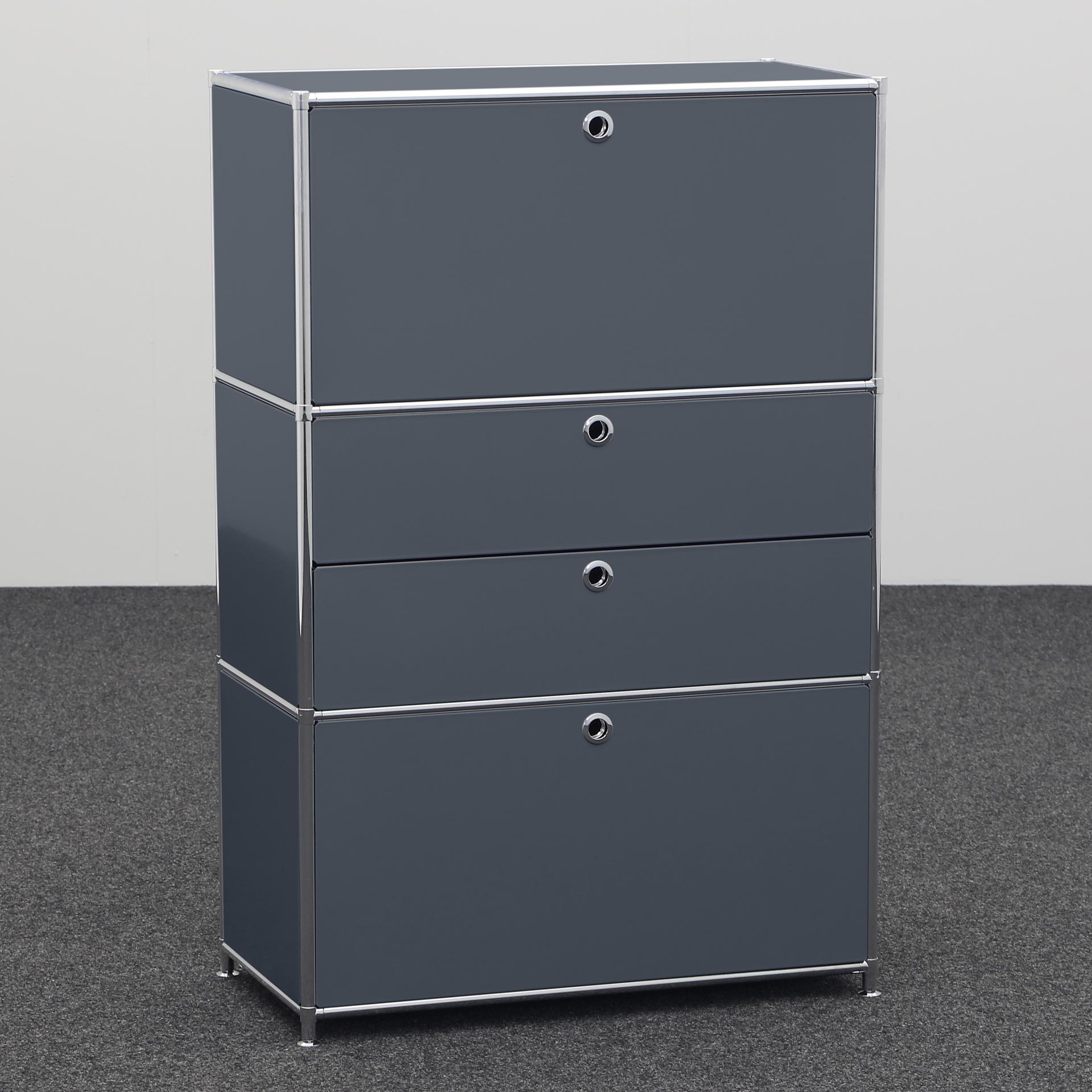 Modulschränke System4 (Anthrazit, Neu)
