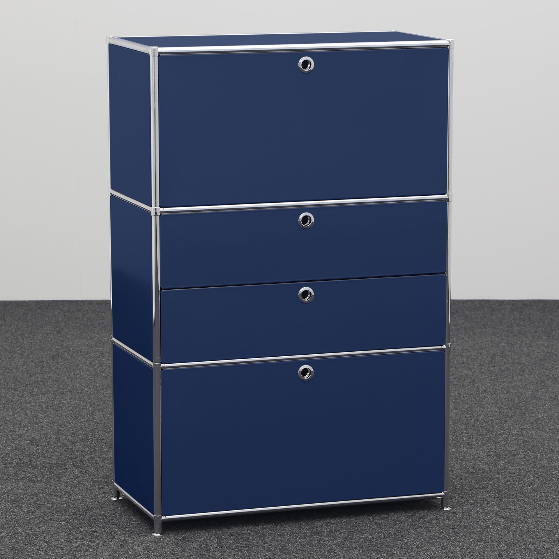 Image of Highboard System4 80.0 x 40.0 cm, Blau, Neu - Ideal für zeitloses Design