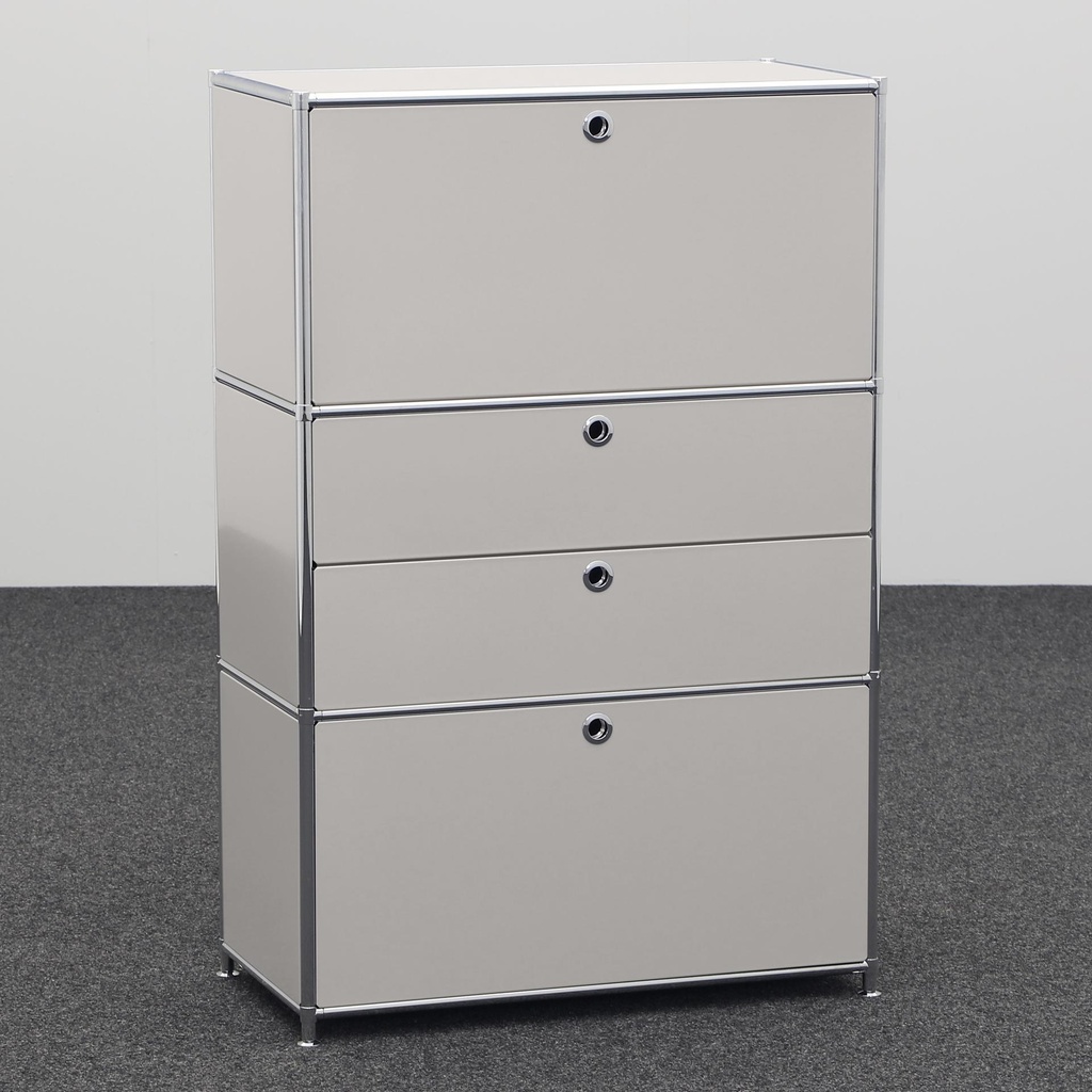 Highboard System4 (Neu, Hellgrau)