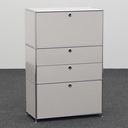 Highboard System4 (Neu, Hellgrau)