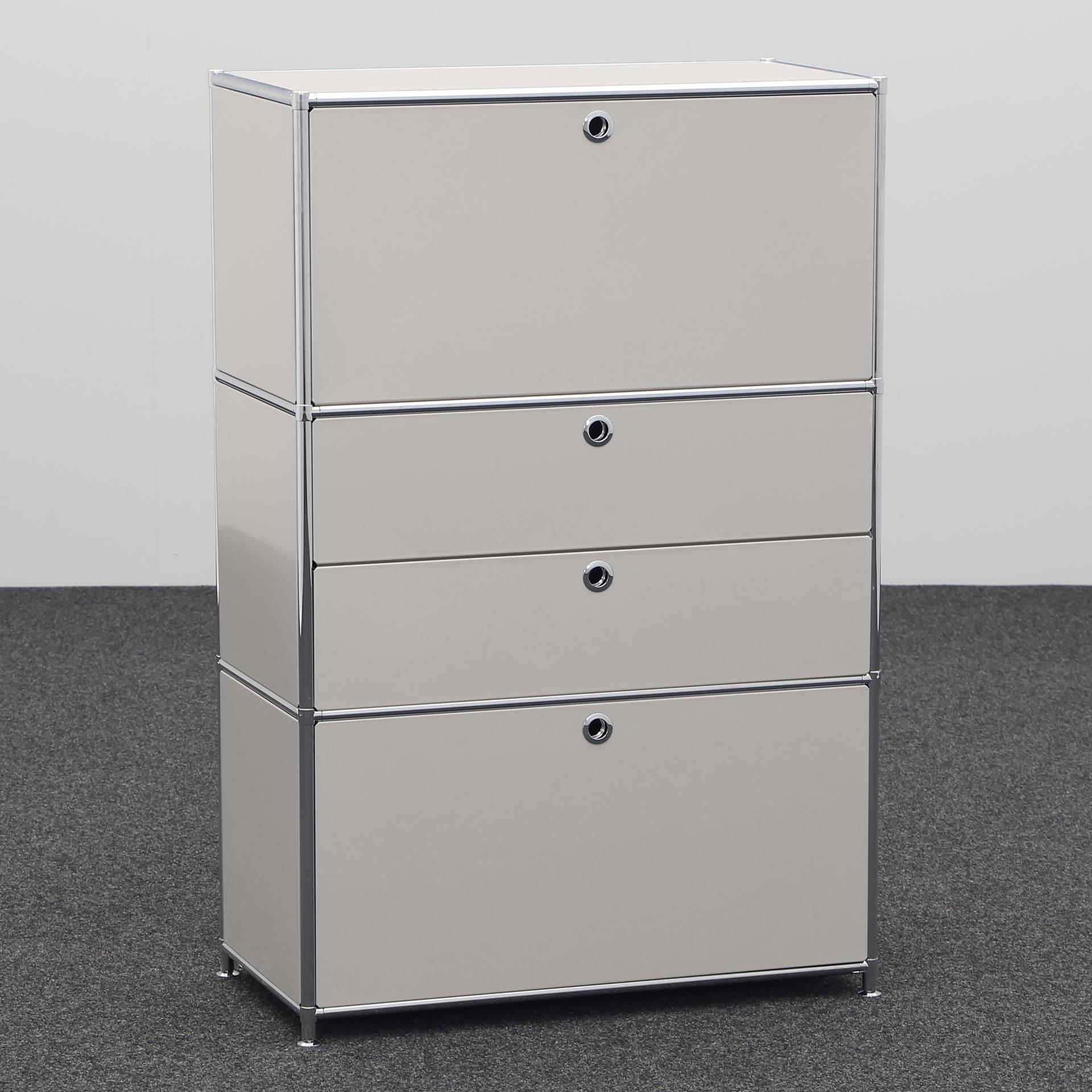 Image of Highboard System4 80.0 x 40.0 cm, Hellgrau, Neu - Ideal für zeitloses Design