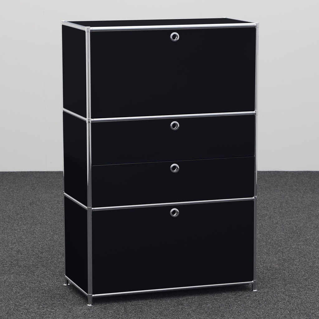 Highboard System4 (Neu, Schwarz)