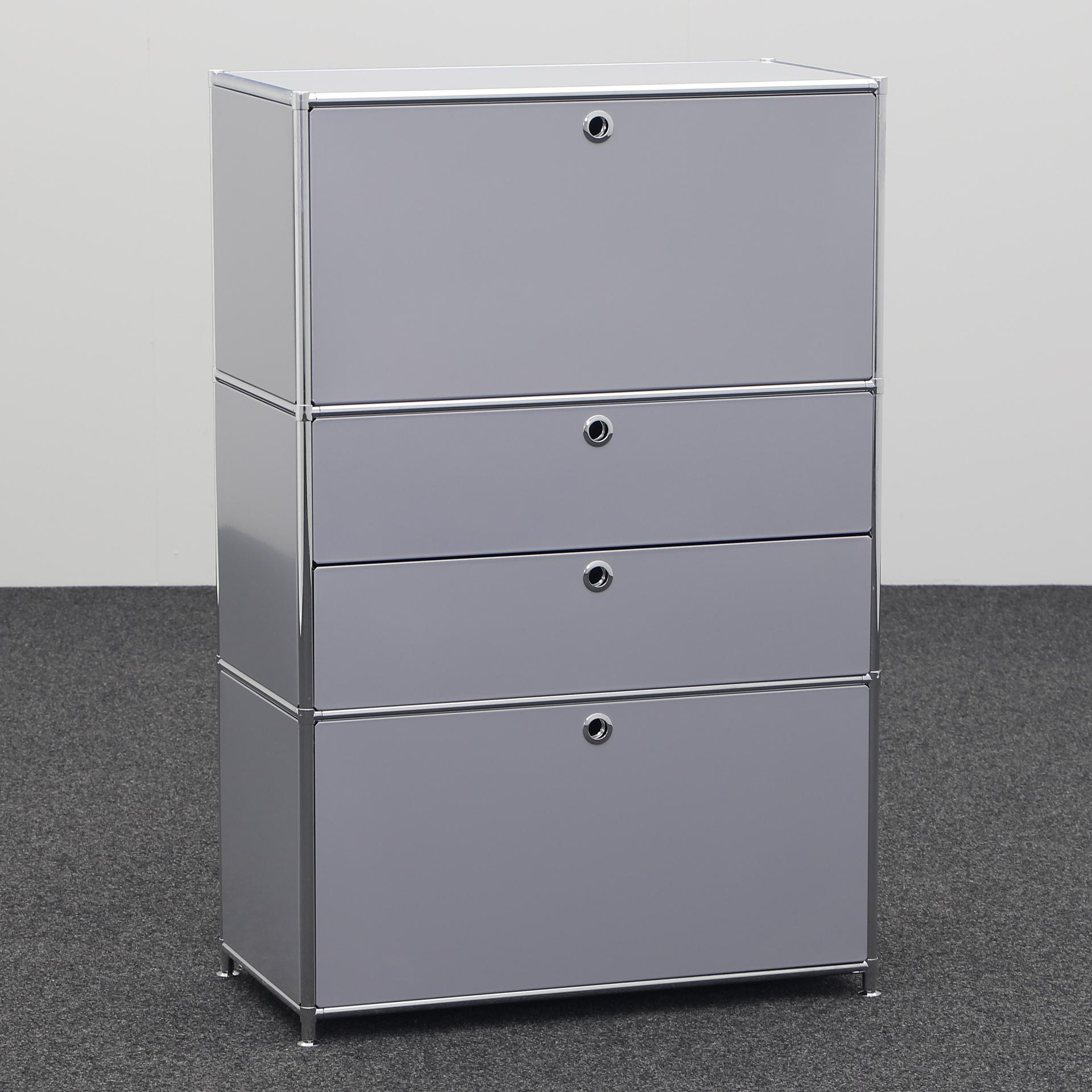 Image of Highboard System4 80.0 x 40.0 cm, Silbergrau, Neu - Ideal für zeitloses Design