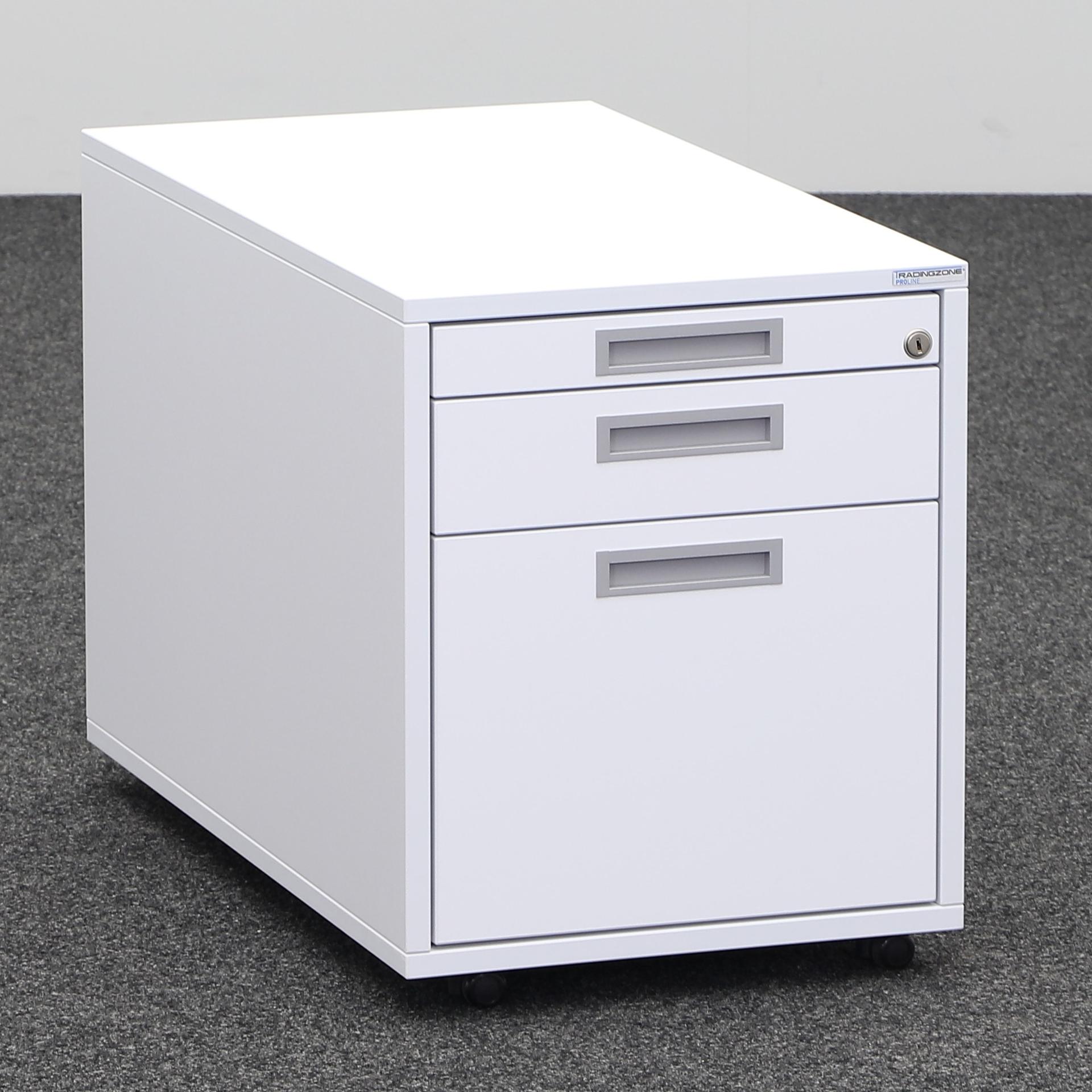 Container Tradingzone Proline (White gray, New, With key, Hanging file)