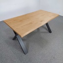 Konferenztisch Bisley Fortis (Eiche, Neu, 160x80, Schwarz, Schwarz)