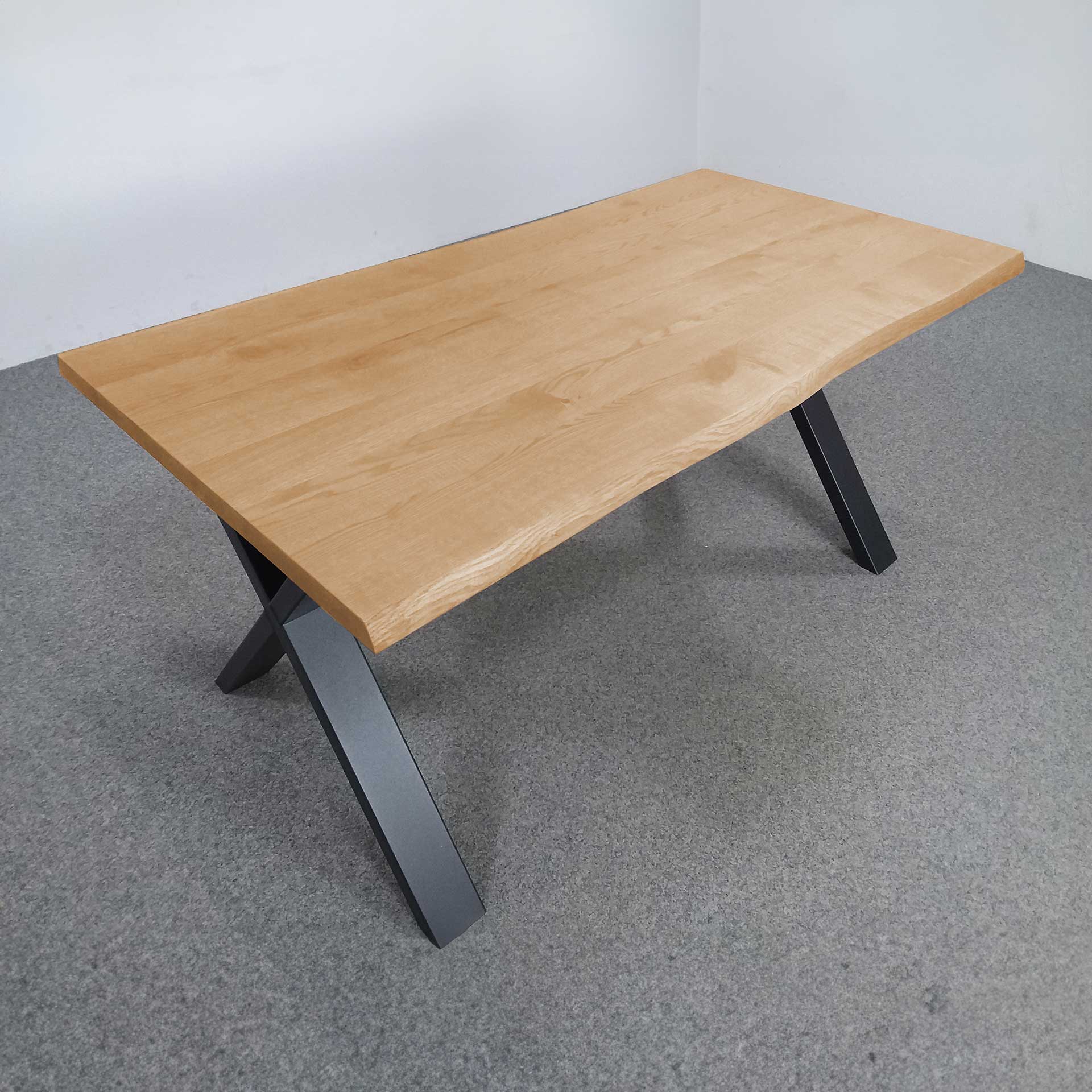 Konferenztische Bisley Fortis (Eiche, Neu, 160x80, Schwarz, Schwarz)