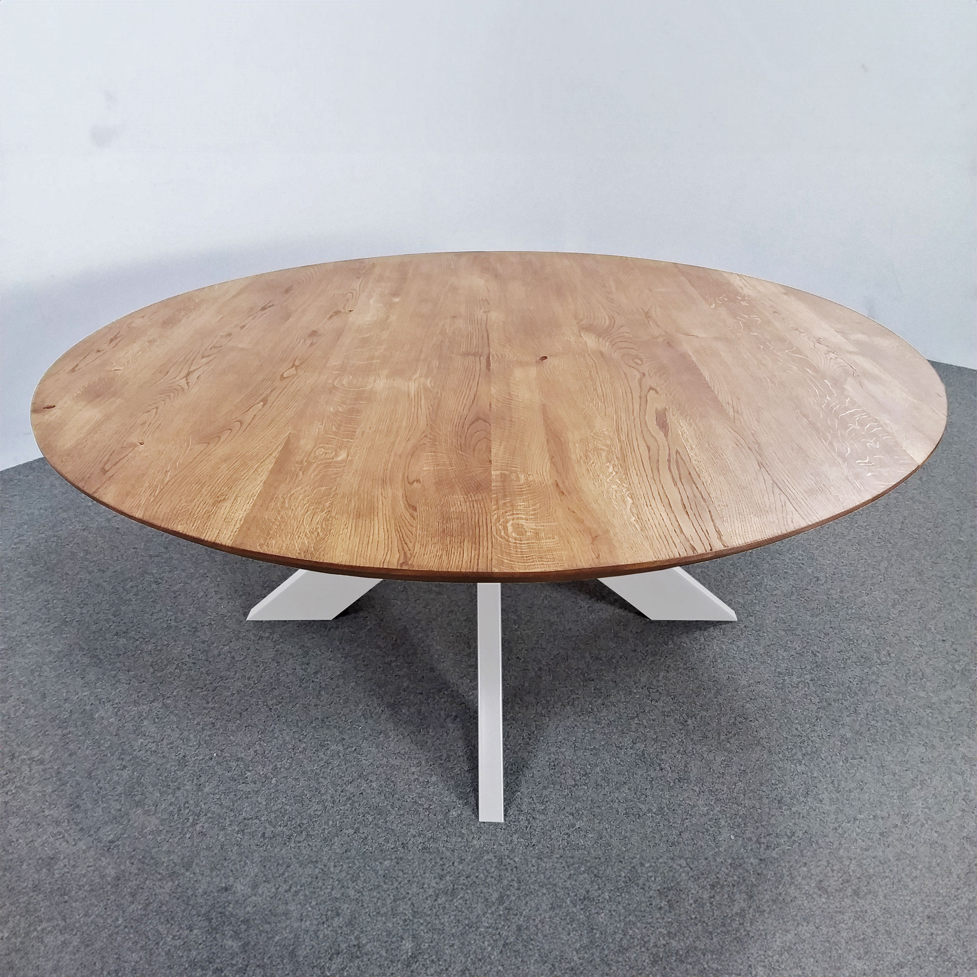 Konferenztische Bisley Fortis Circle (Weiss, Neu, 180x180, Weiss, Weiss)