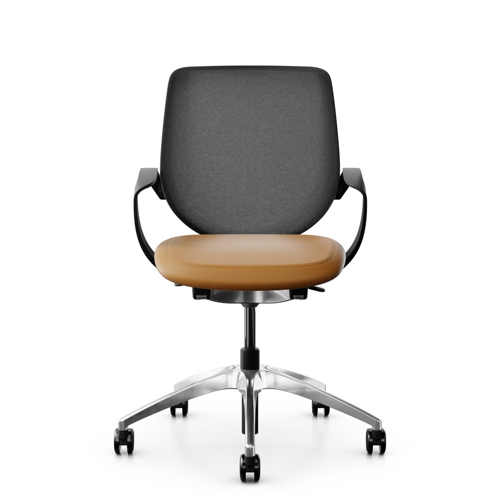Bürodrehstuhl Giroflex 313-4039 (Braun, Sehr gut)