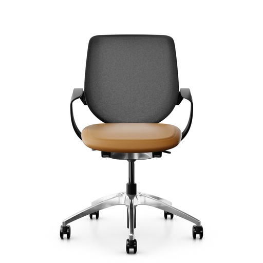 Bürodrehstuhl Giroflex 313-4039 (Braun, Sehr gut)