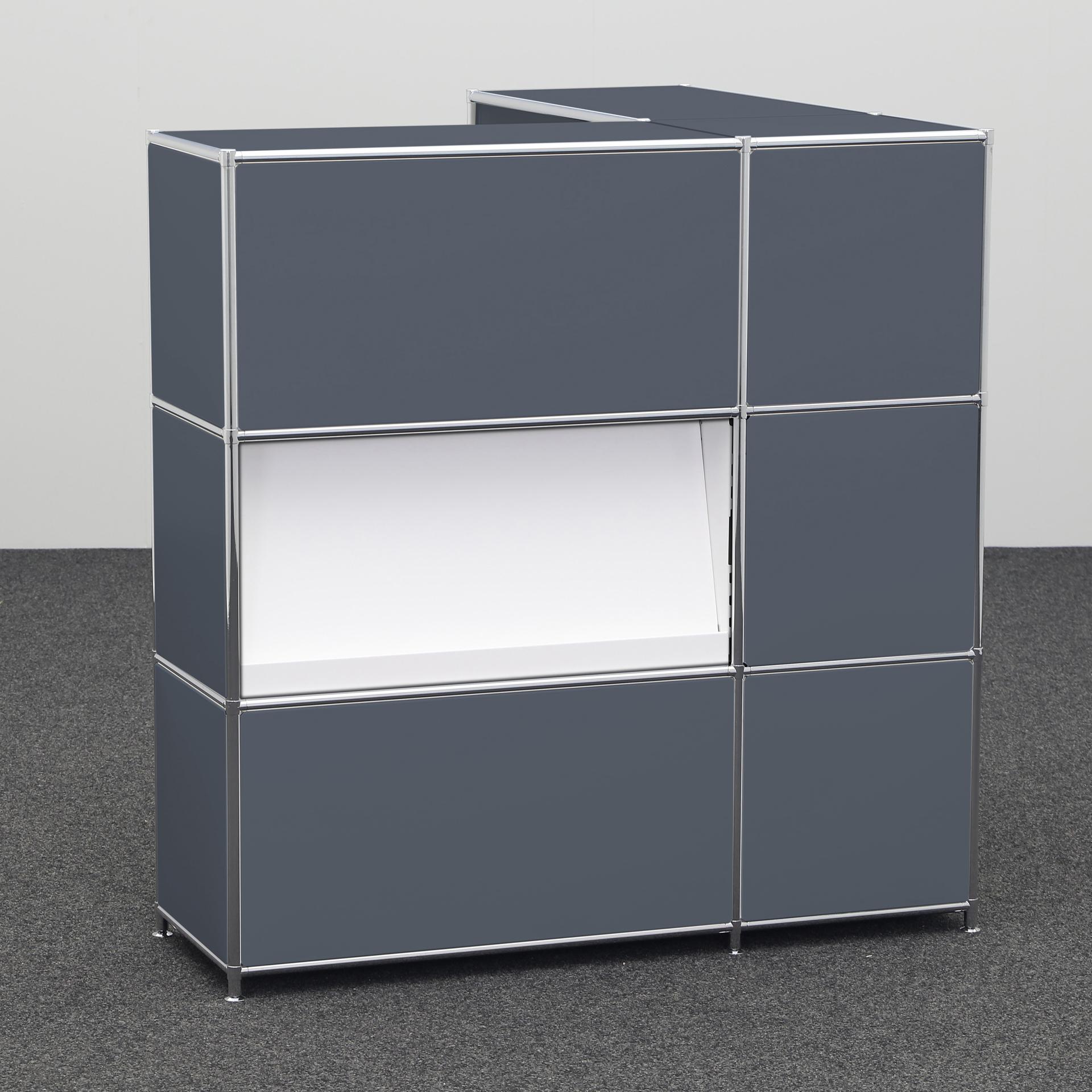 Empfangstheken System4 (Anthrazit, Neu)