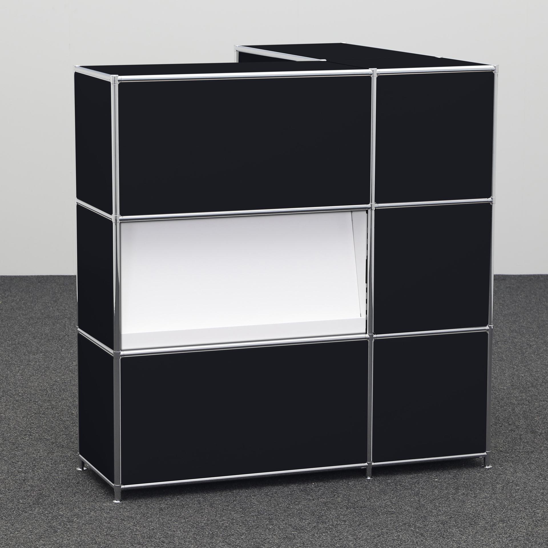 Image of Empfangstheken System4, Schwarz, Neu - Elegant & Stilvoll