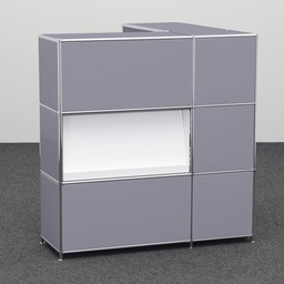 Empfangstheken System4 (Silbergrau, Neu)