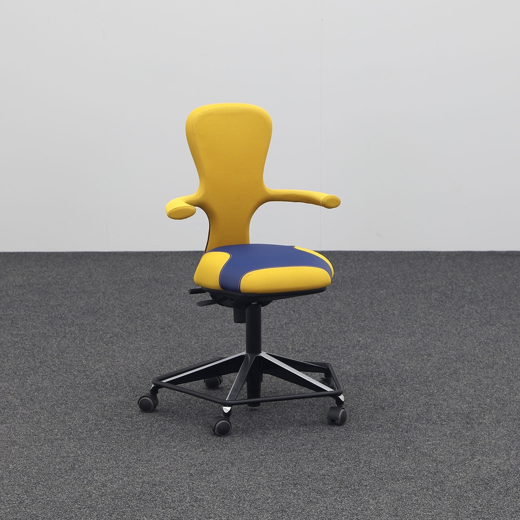 Sedia girevole da ufficio Sedie da trasloco (Giallo, Nuovo)