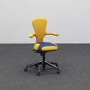 Office swivel chair Moving Chairs (Yellow, New)
