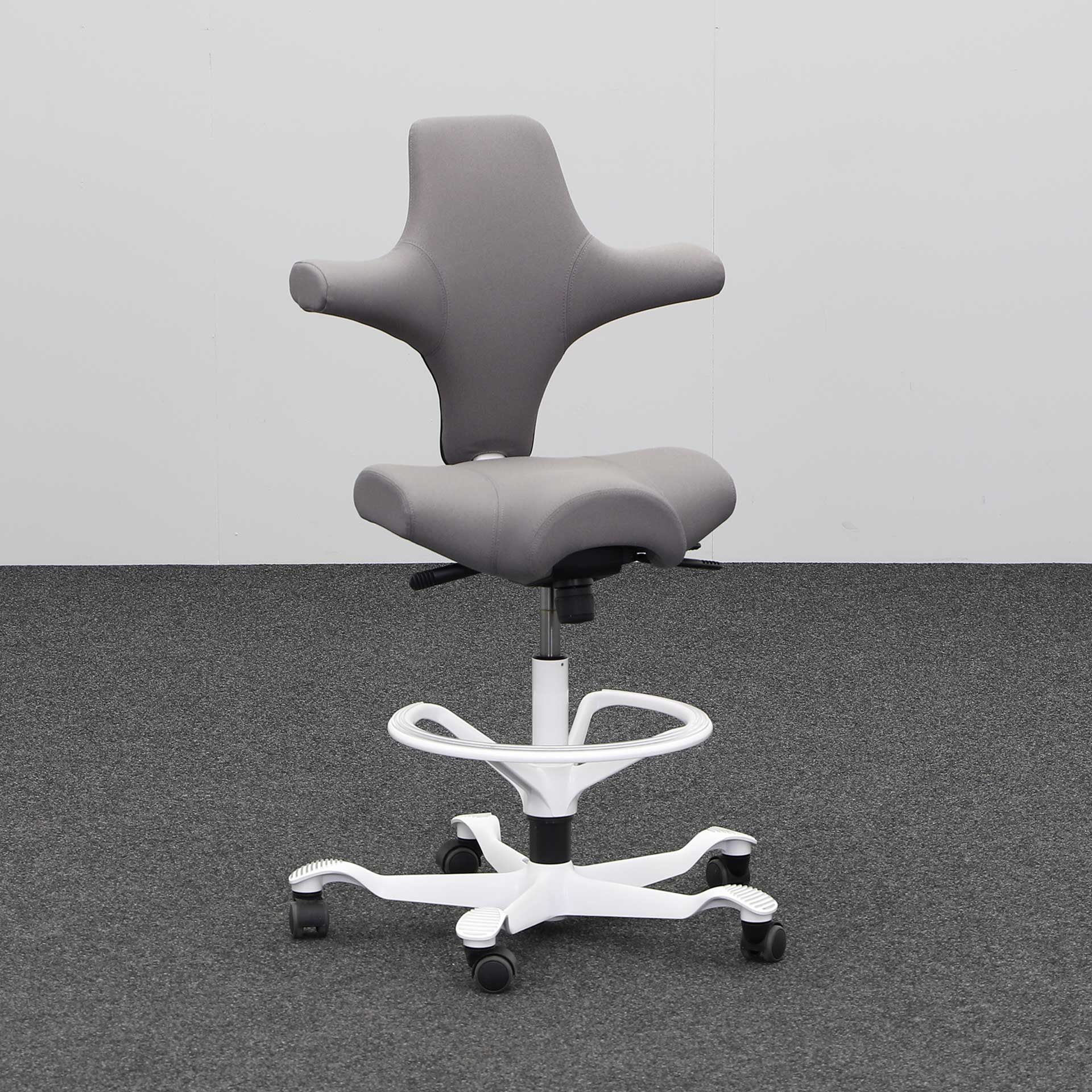 Bürostuhl HAG Capisco Stoff Gepolstert Grau ergonomisch (Sehr gut)