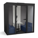 Konferenzräume Narbutas Silent Room M - Türklinke rechts (Anthrazit, Neu)