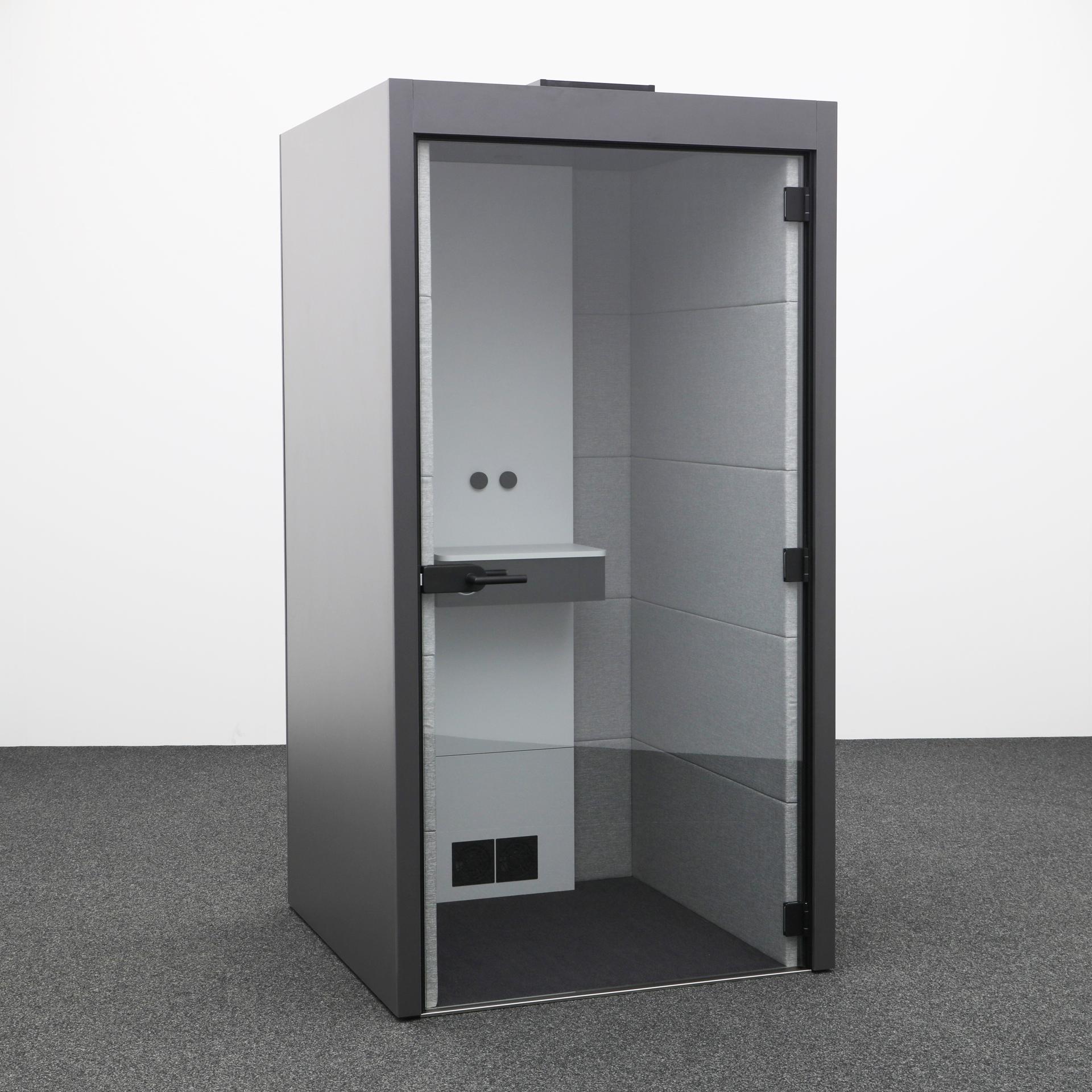 Telefonzellen Narbutas Silent Room S - Türklinke links (Anthrazit, Gut)