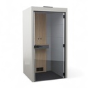 Telephone booths Narbutas Silent Room S - Door handle left (Light gray, Good)