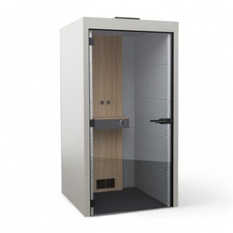 Cabine telefoniche Narbutas Silent Room S - Maniglia della porta a destra (Grigio chiaro, Buono)