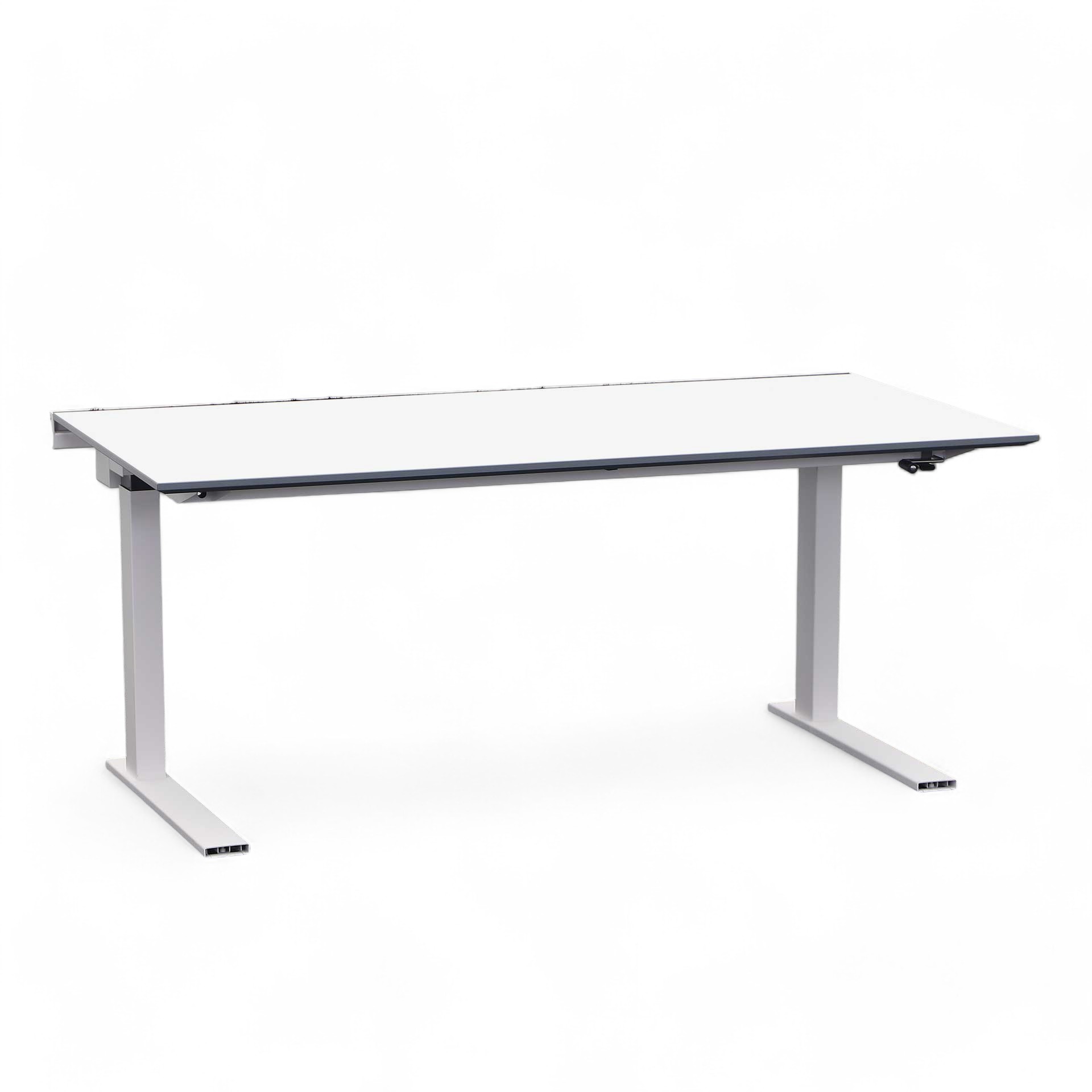 Image of Ergonomischer Schreibtisch Lista LO Extend 160x80 cm, Weiss/Weiss, Normal gebraucht, Tisch - ideal fürs Homeoffice oder Büro