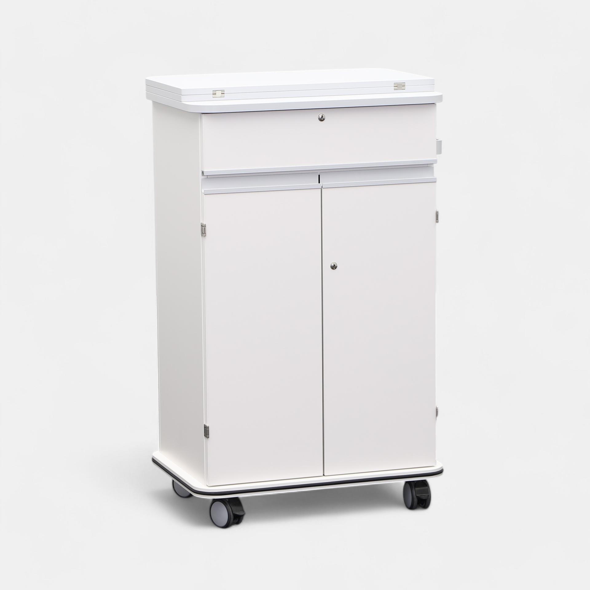 Büro Caddy Haworth C3 (Weiss, Gut, Mit Schlüssel)