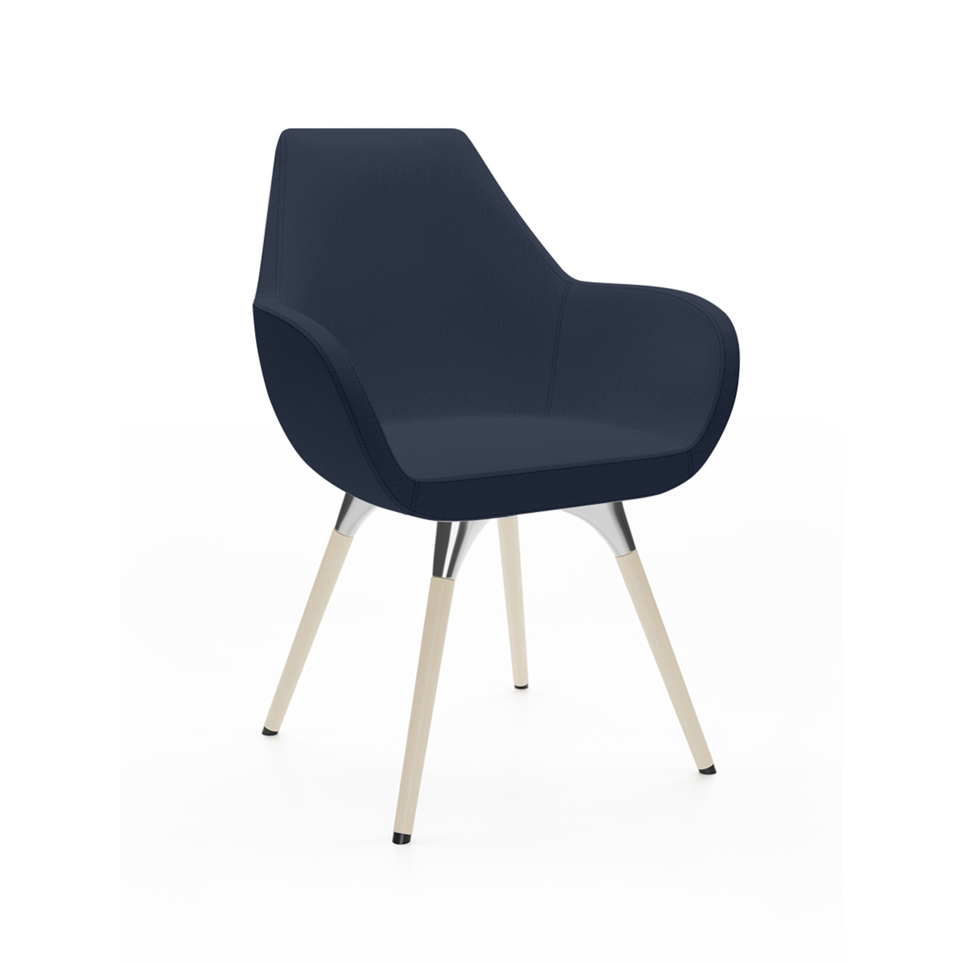 4-Fuss Stühle Profim FAN 10HW (Dunkelblau, Neu)