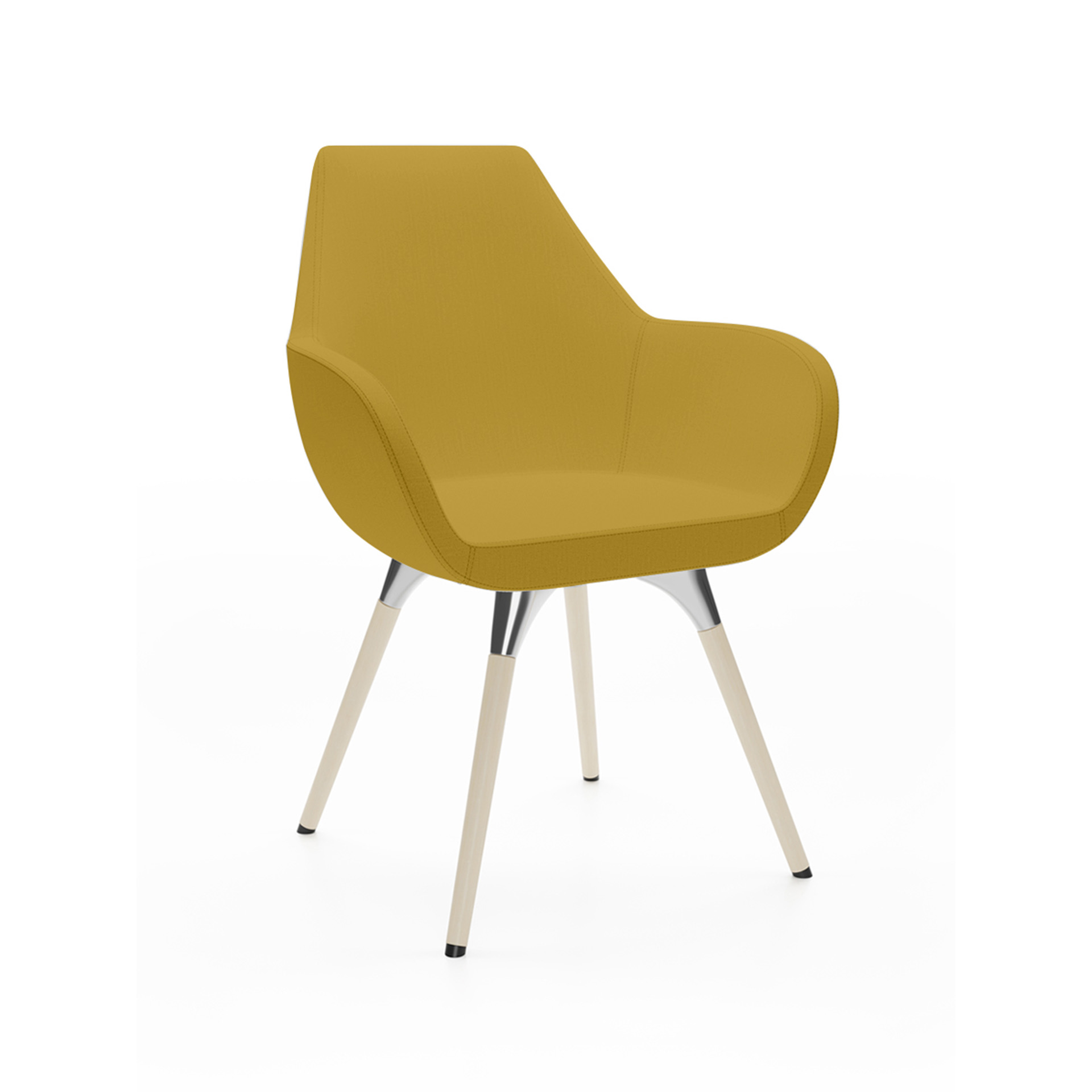 4-Fuss Stühle Profim FAN 10HW (Gelb, Neu)