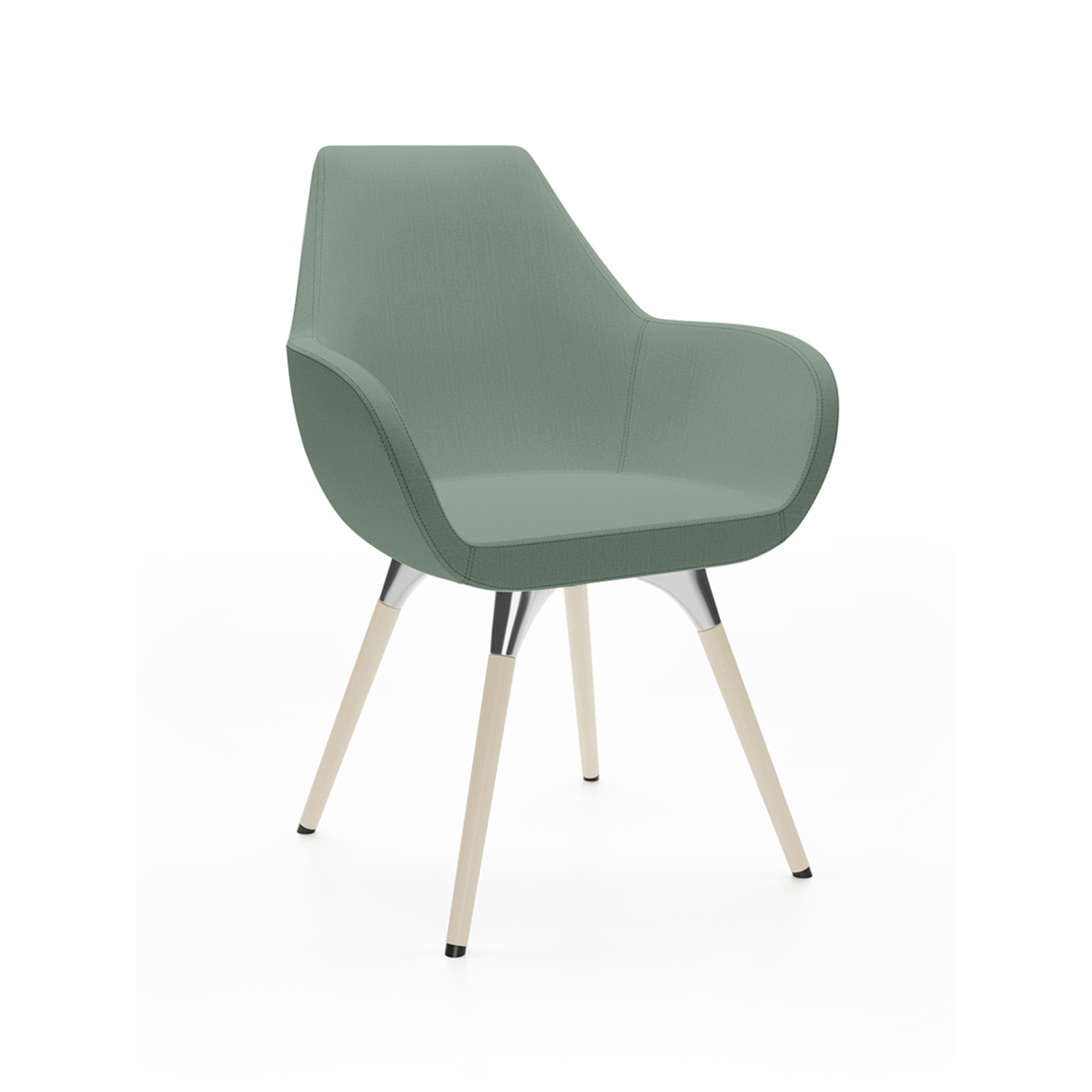 4-Fuss Stühle Profim FAN 10HW (Grün, Neu)