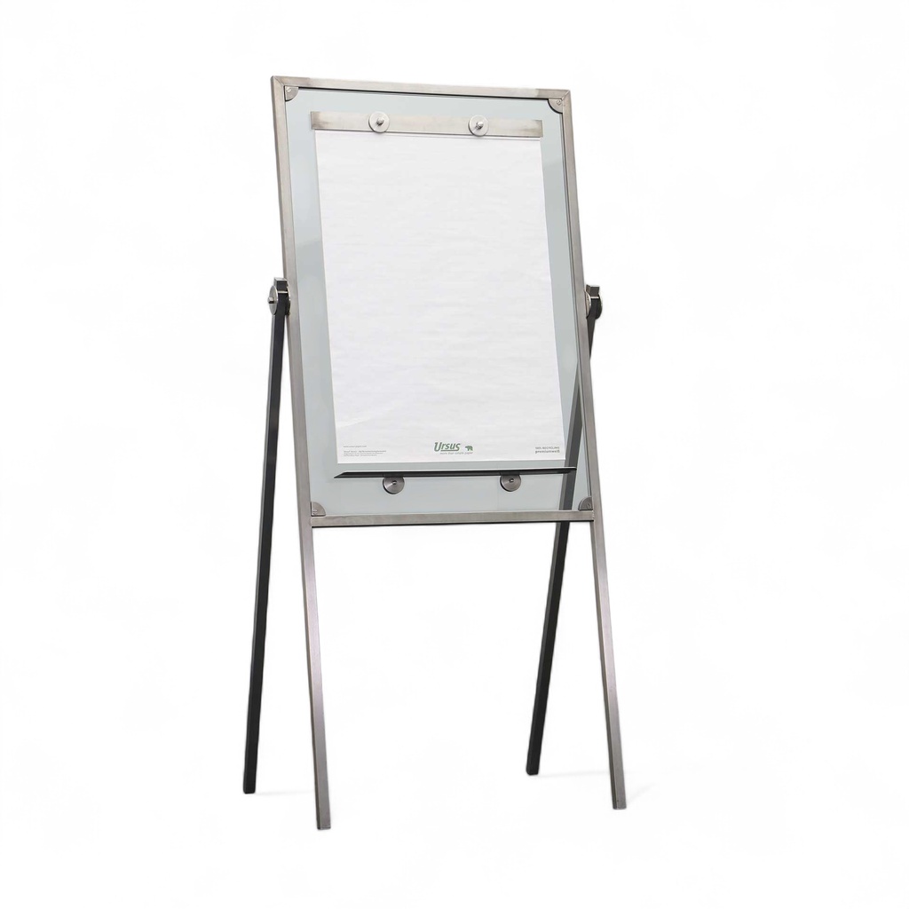 Flipchart-Tafel aus Chromstahl (Gut)